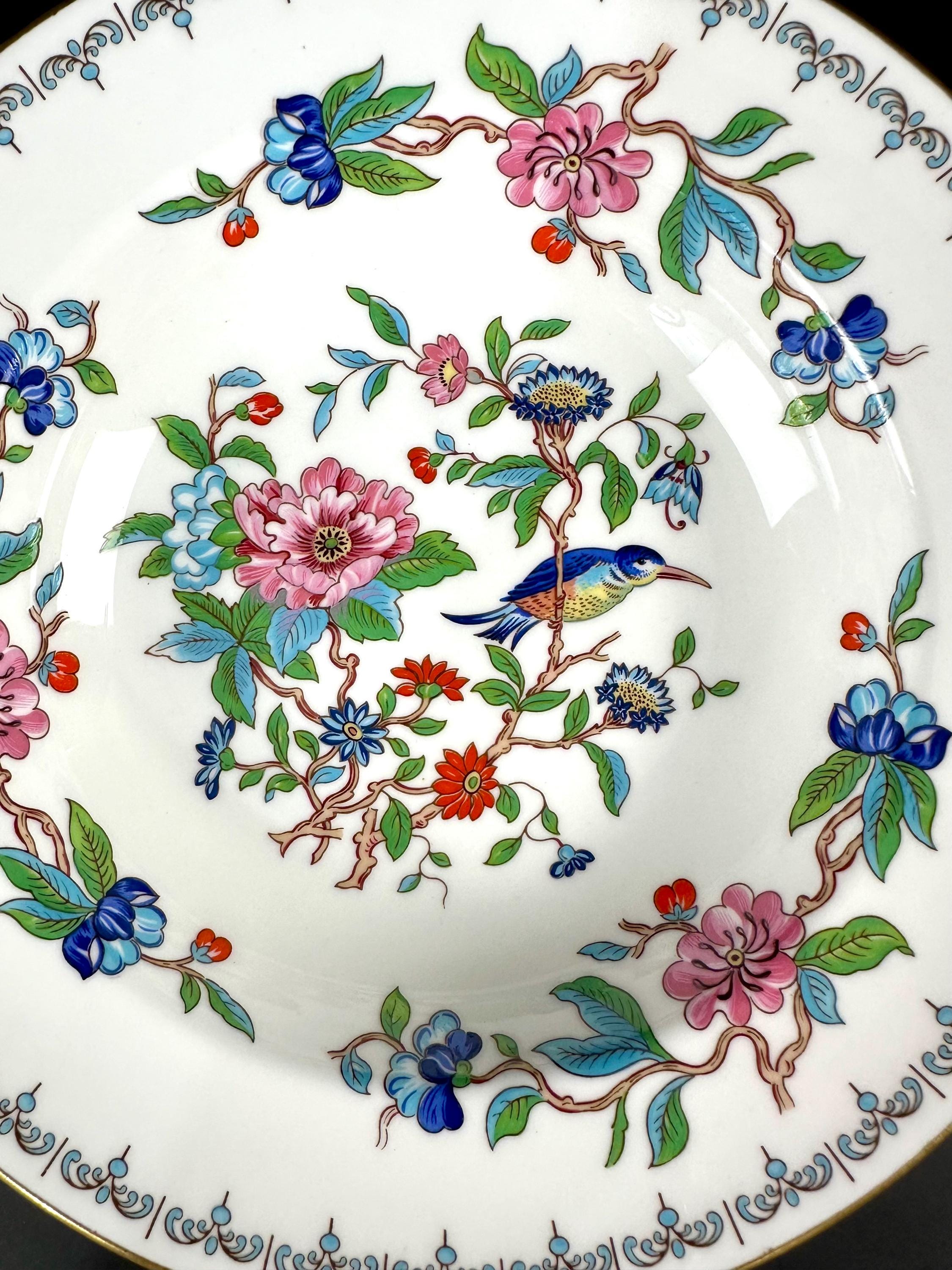Four Aynsley Pembroke Soup Bowls
