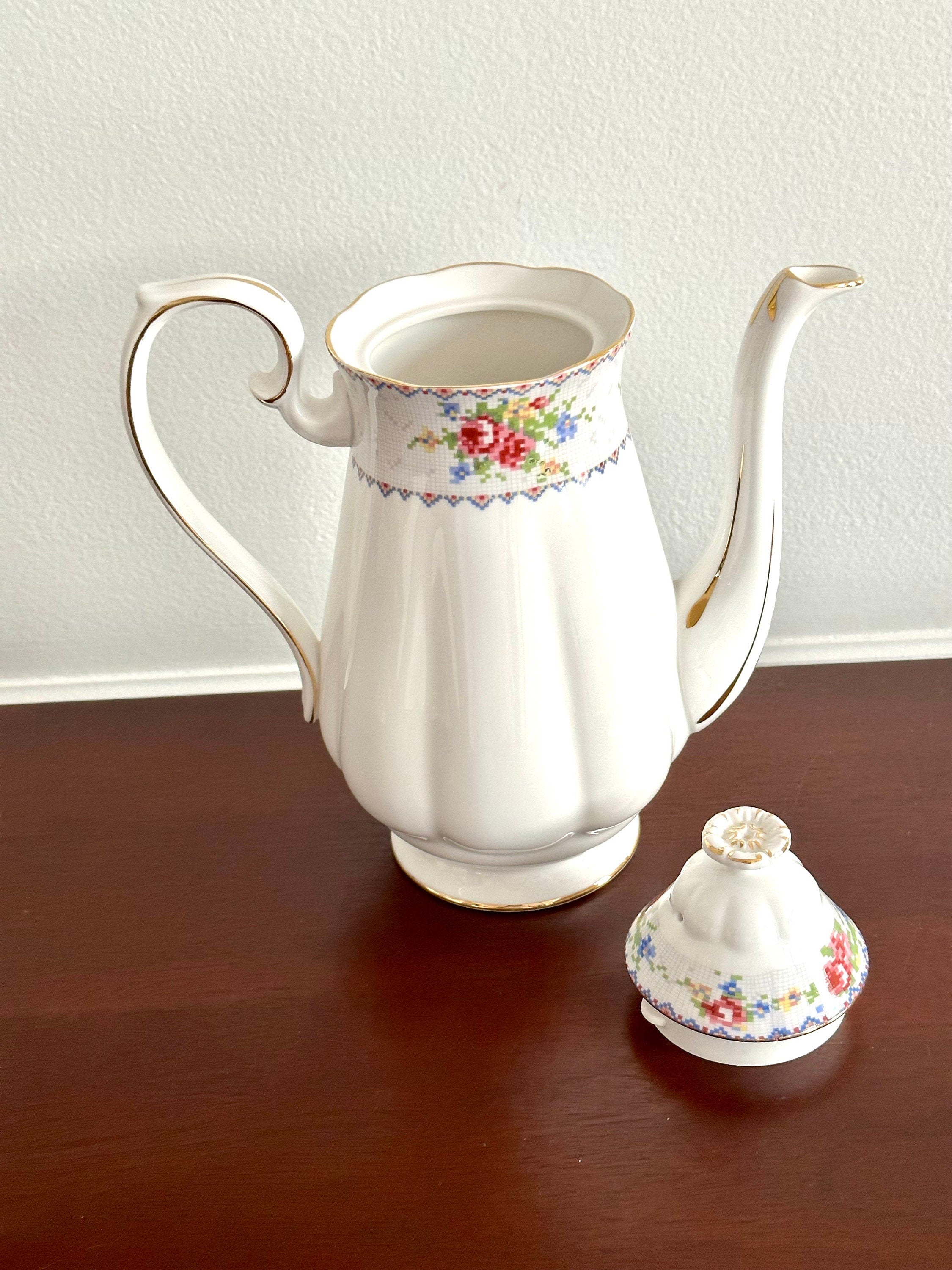 Royal Albert Petite Point Coffee Pot