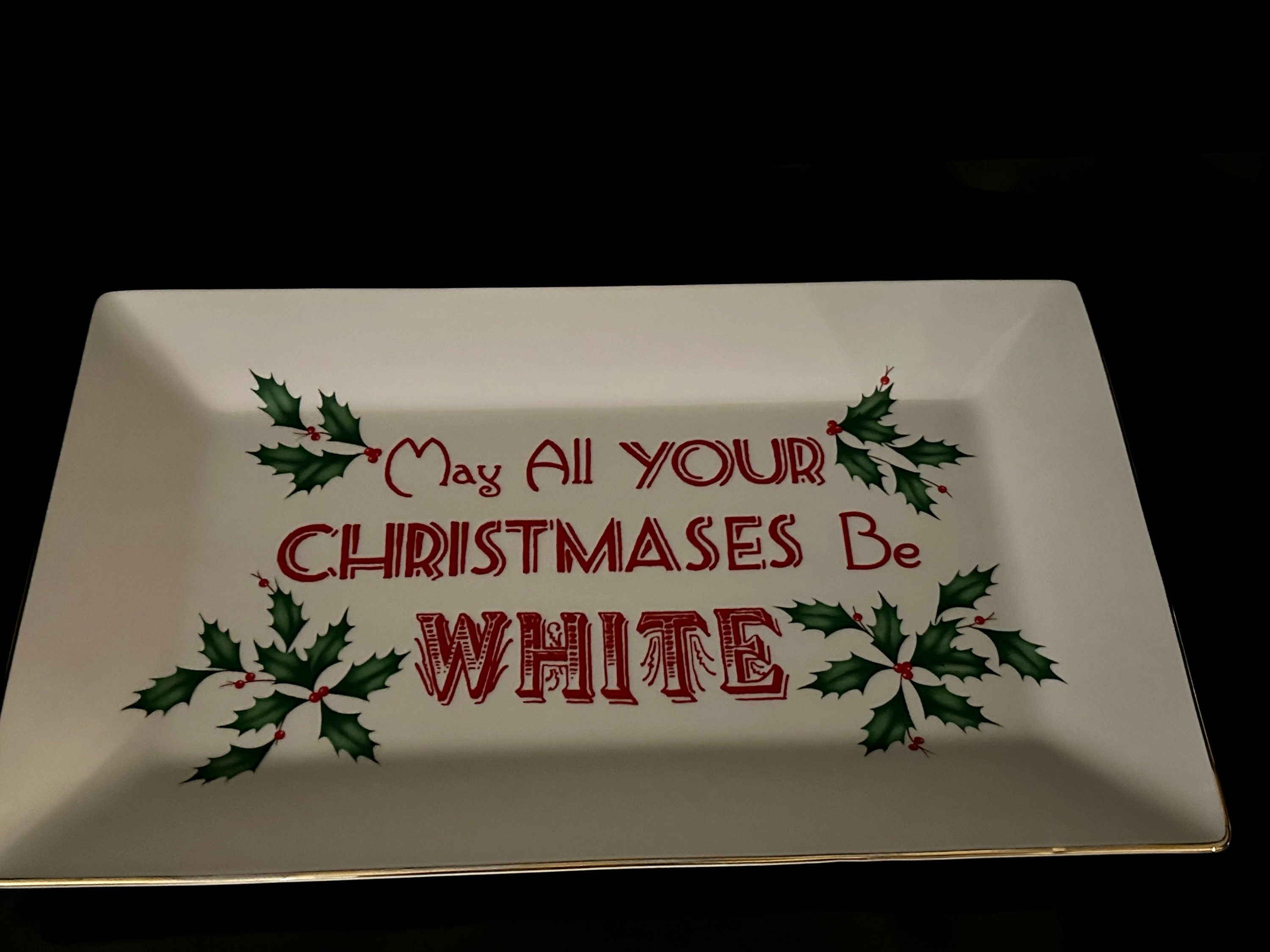 Lenox Holiday Rectangular Serving Tray