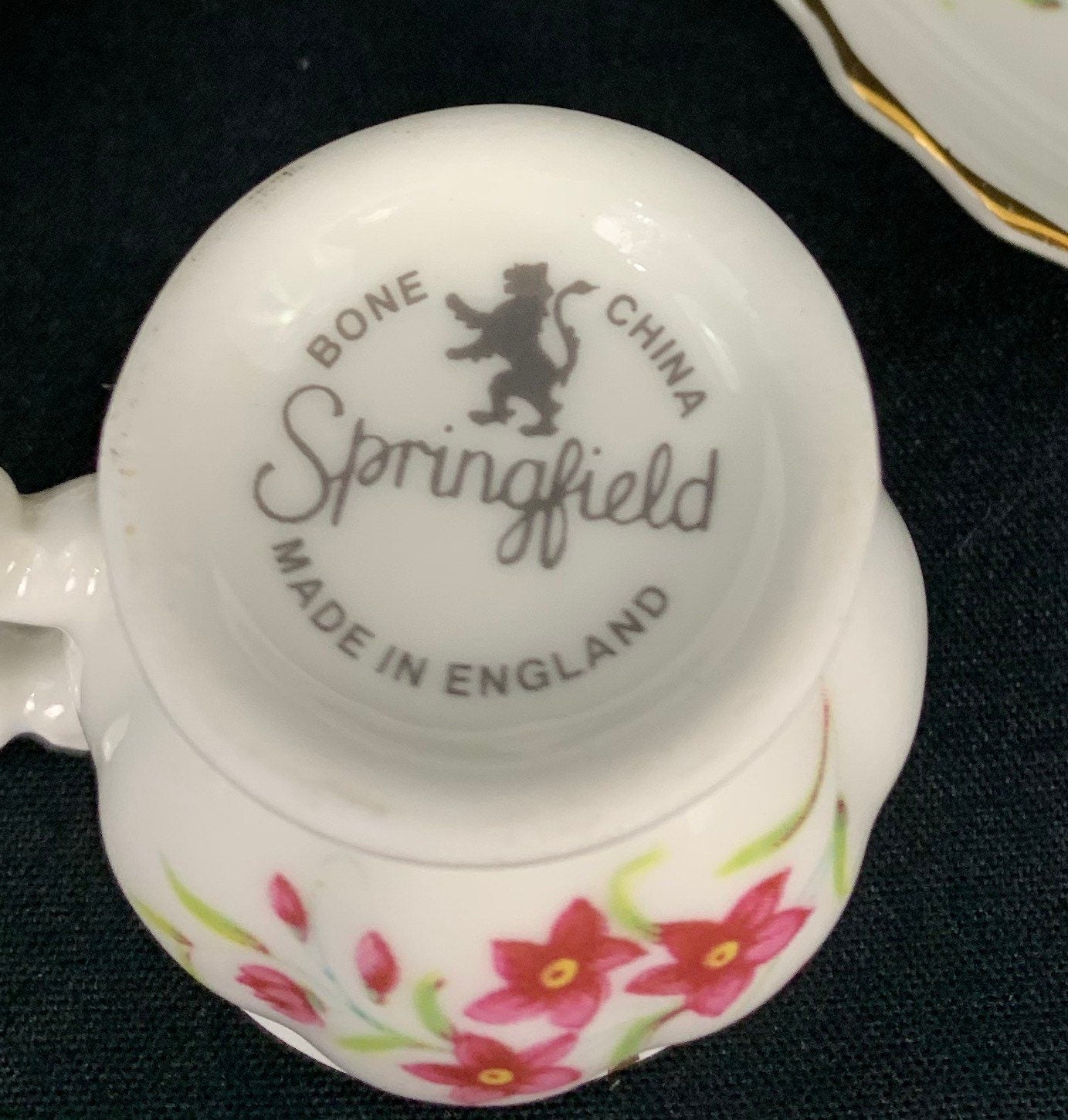 Miniature bone china tea set