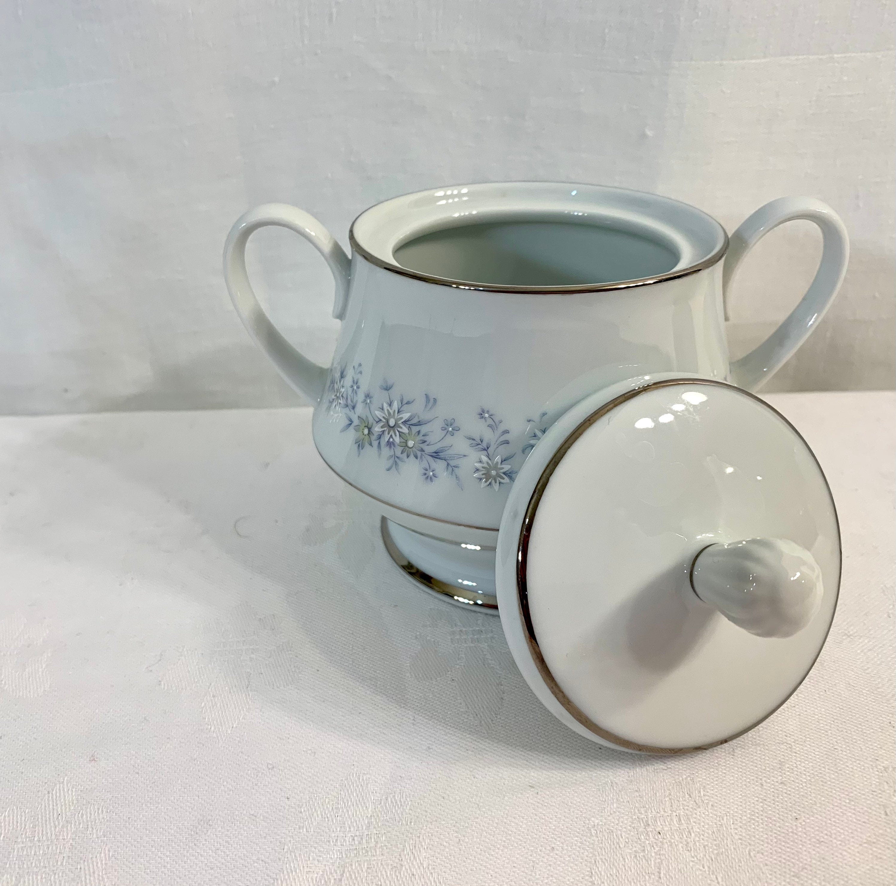 Noritake Marywood Creamer and Sugar Bowl Set