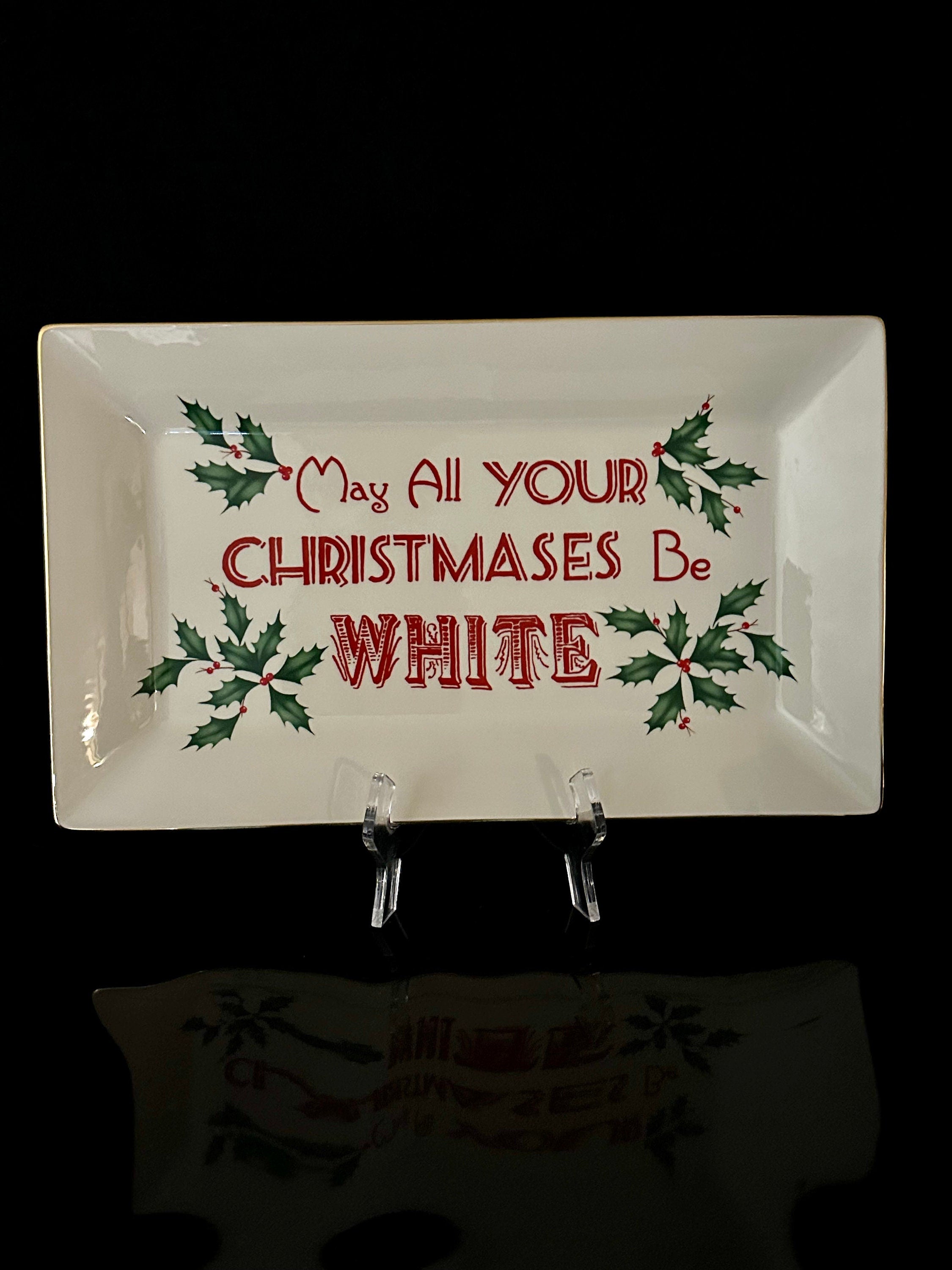 Lenox Holiday Rectangular Serving Tray