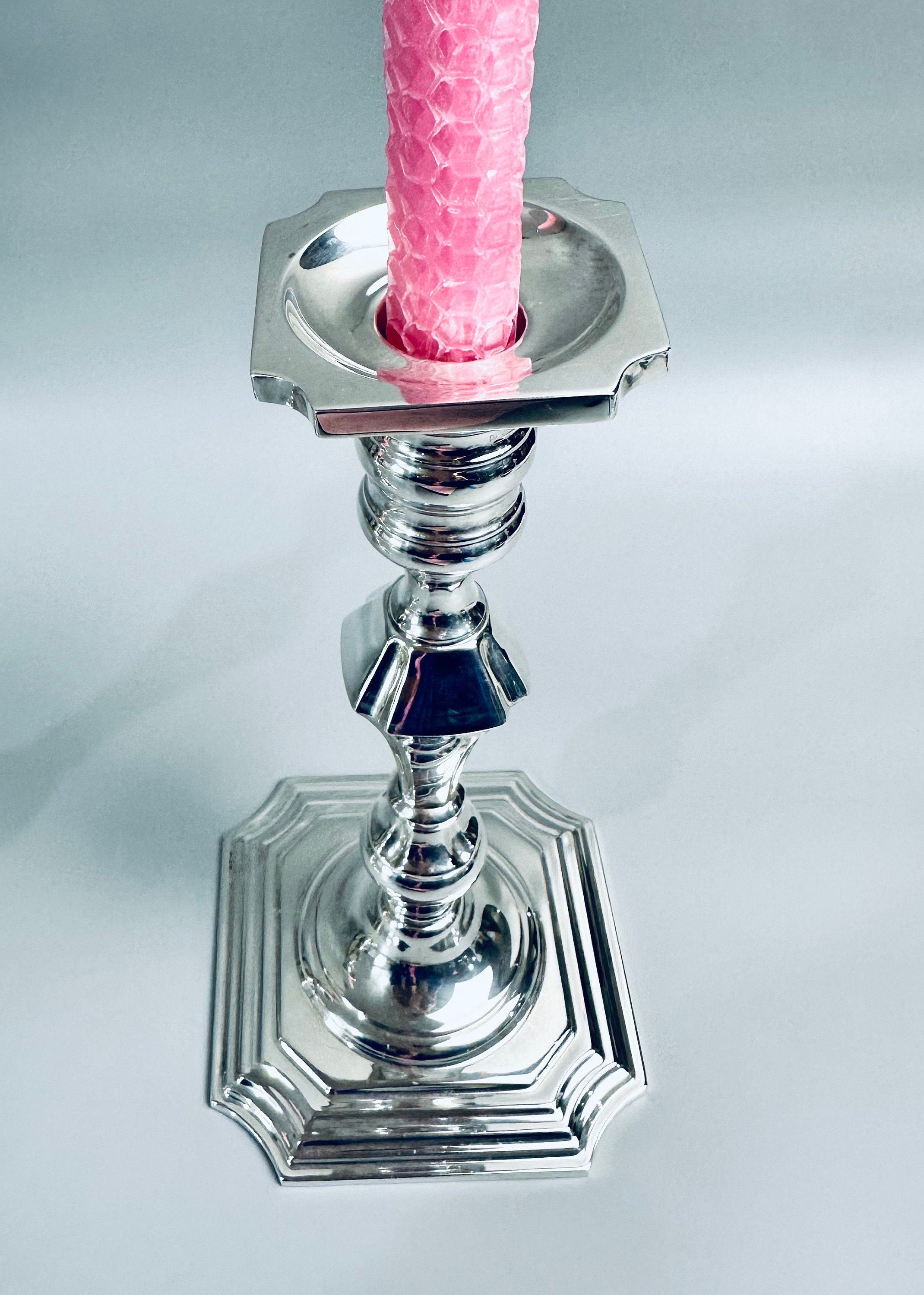 Redlich Sterling Silver Antique Candlesticks