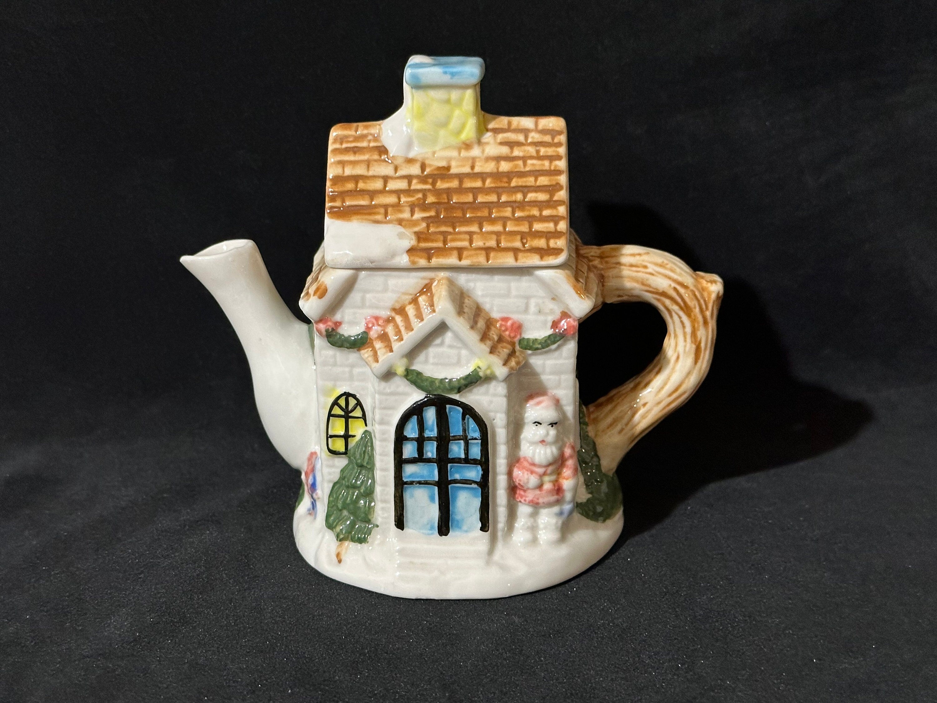 Church at Christmas Time Teapot