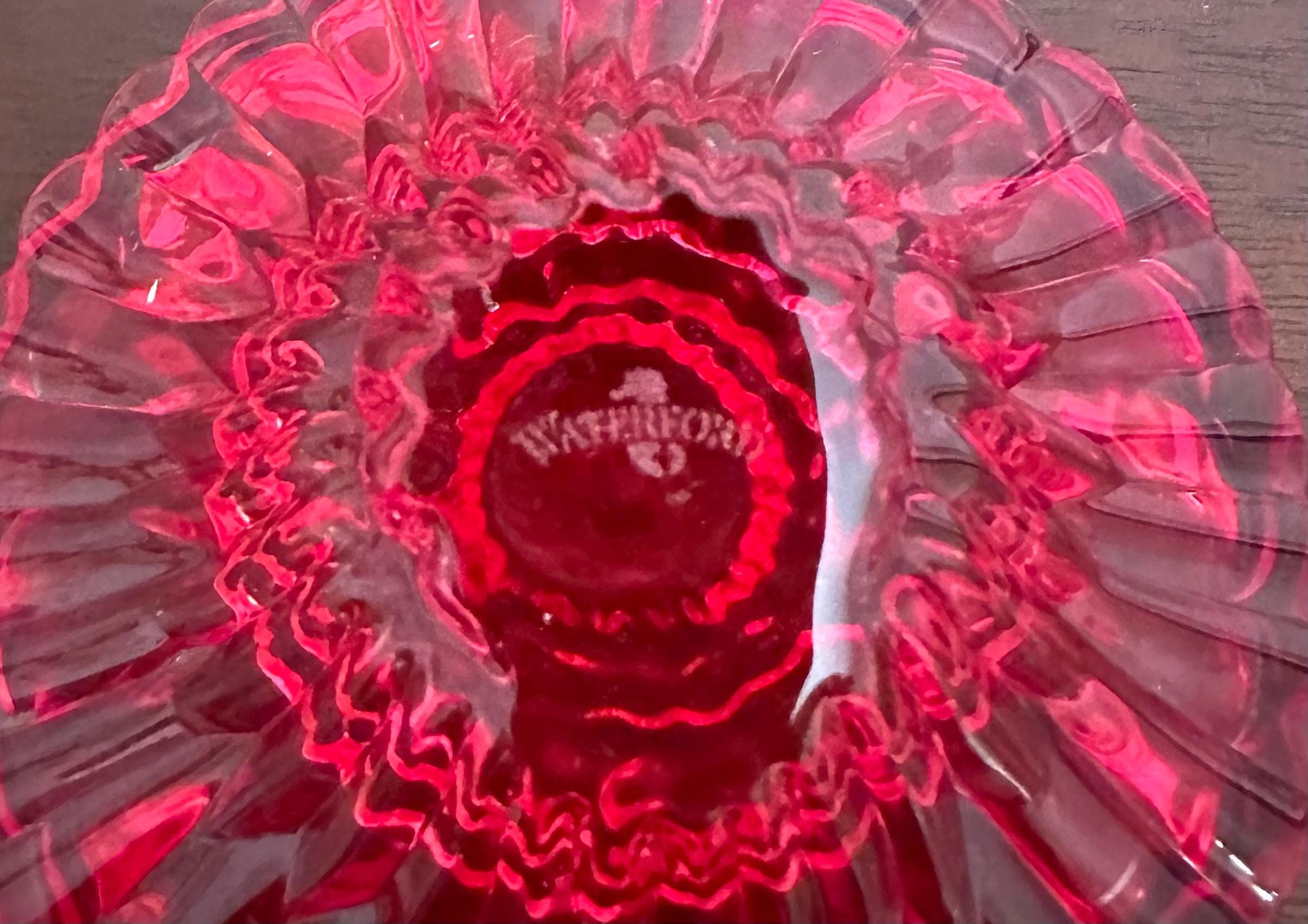 Pink Gerber Daisy Paperweight by Waterford Crystal