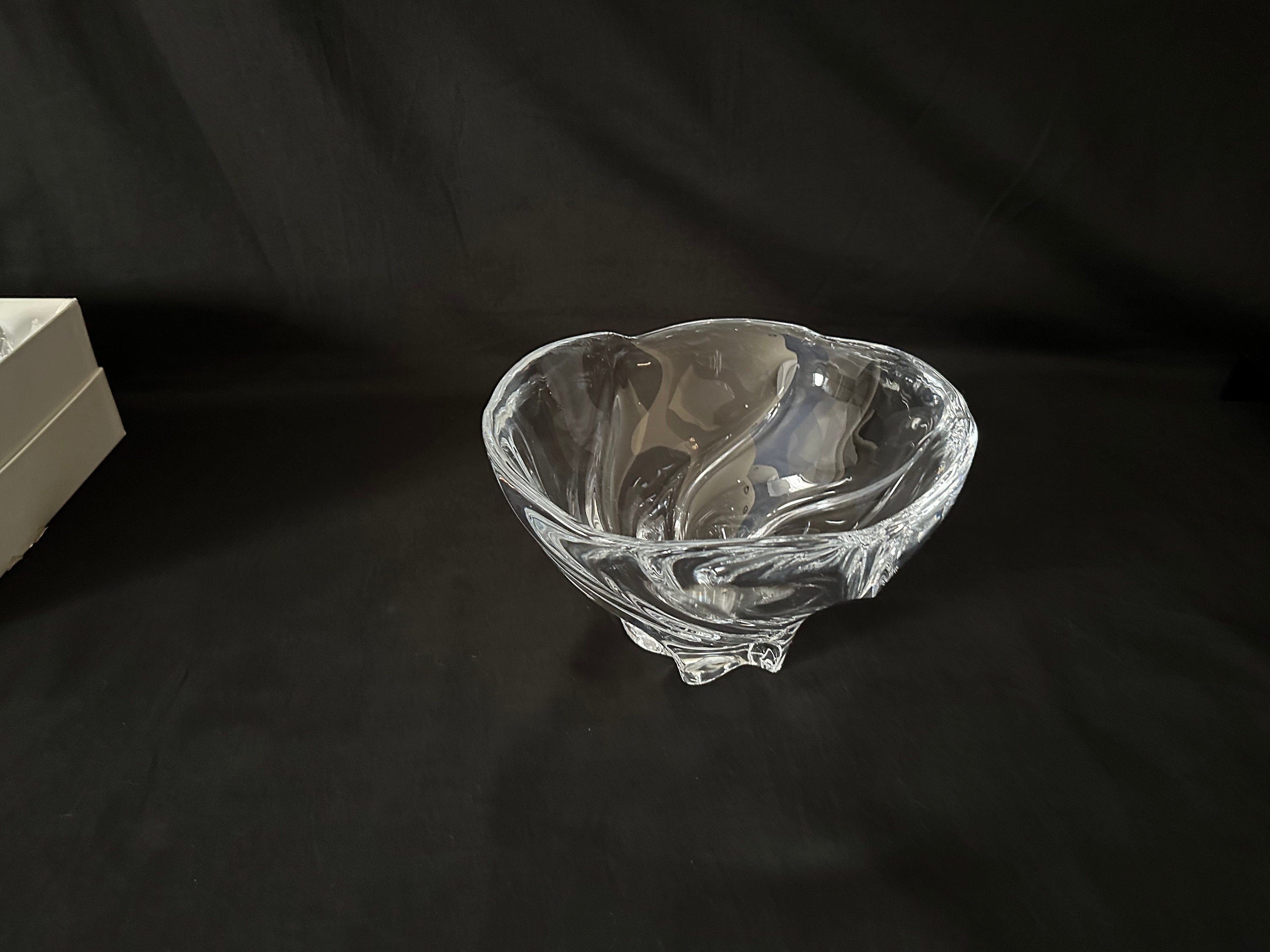 Holmegaaurd Vintage Crystal Art Glass Bowl
