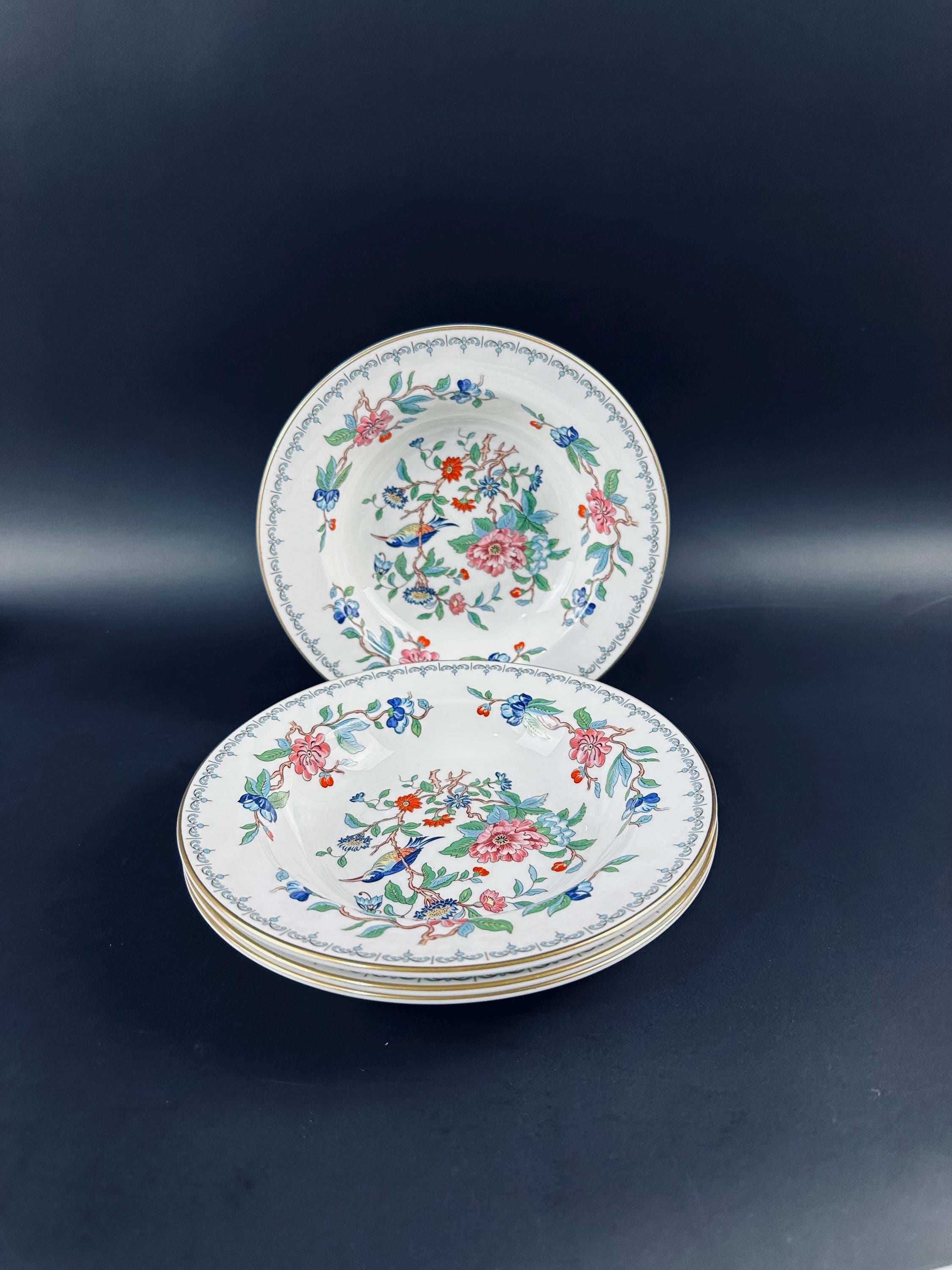 Four Aynsley Pembroke Soup Bowls