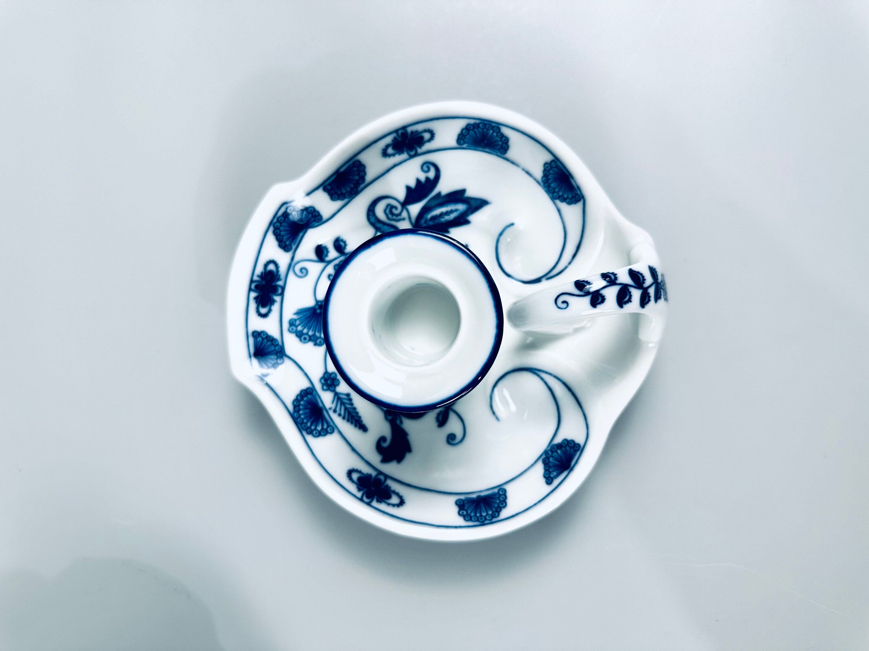 Blue Onion Candle Holders by Brandenburg