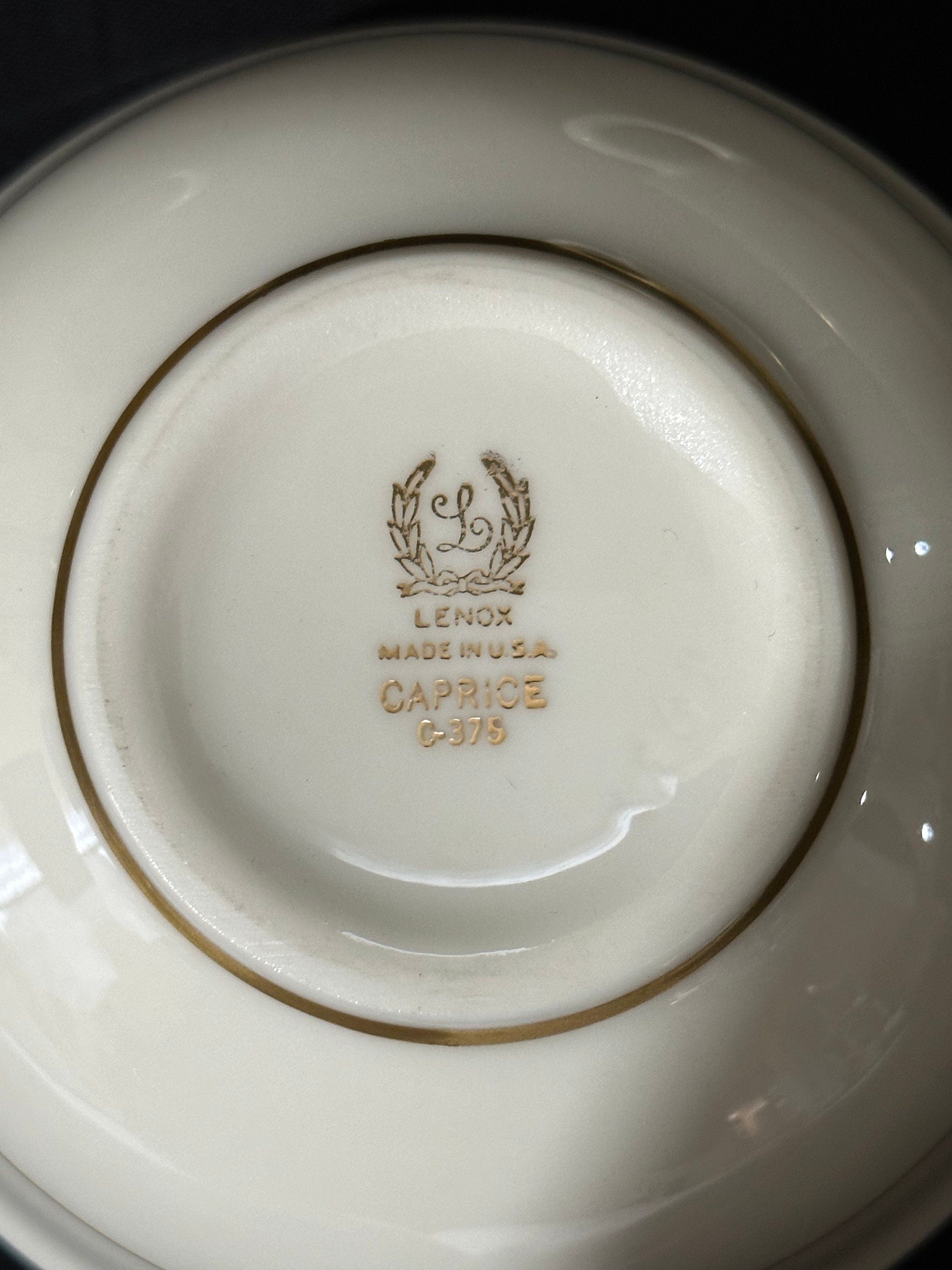 5 Lenox Caprice Cream Soup Bowls