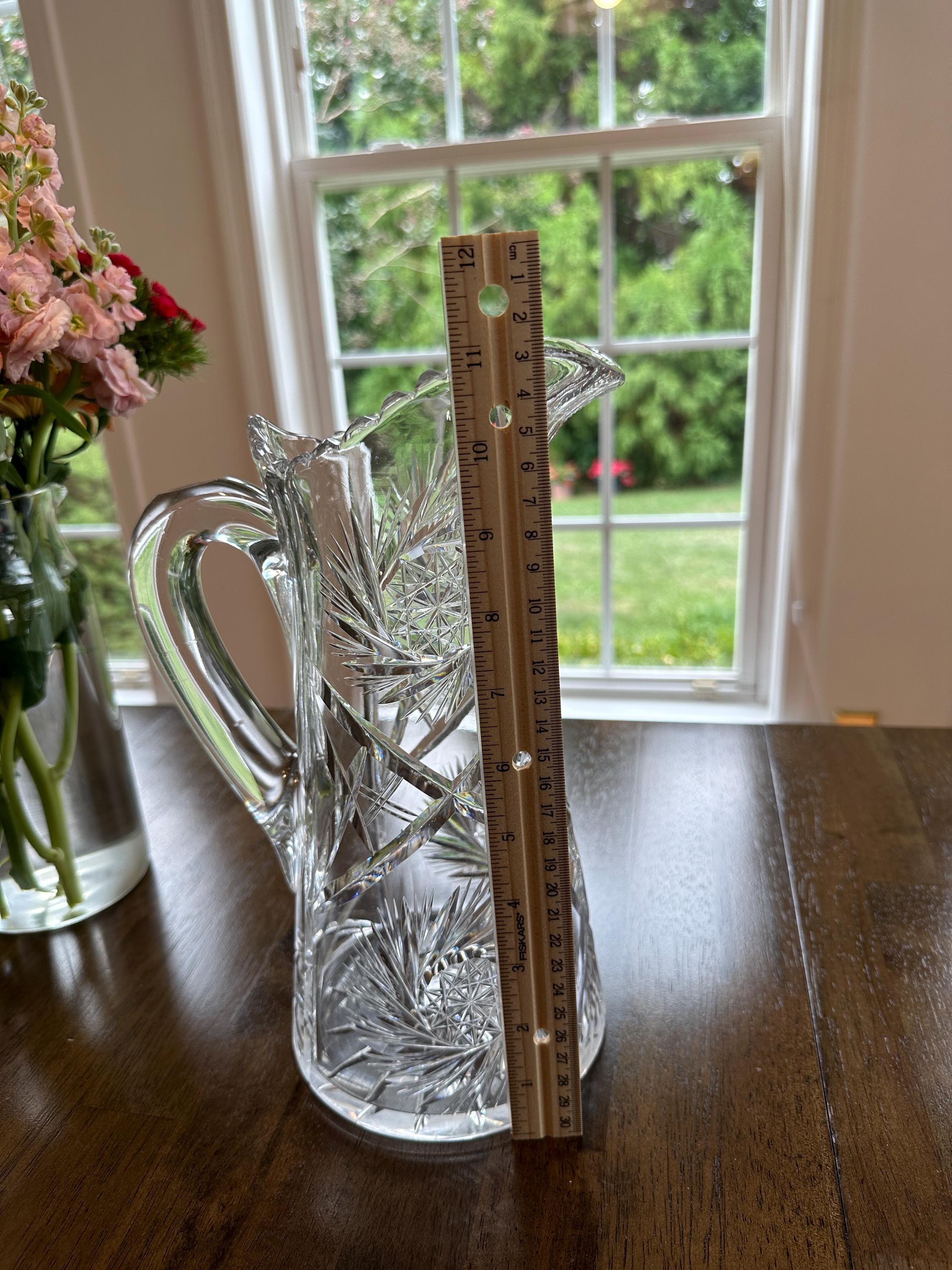 American Brilliant Cut Pitcher