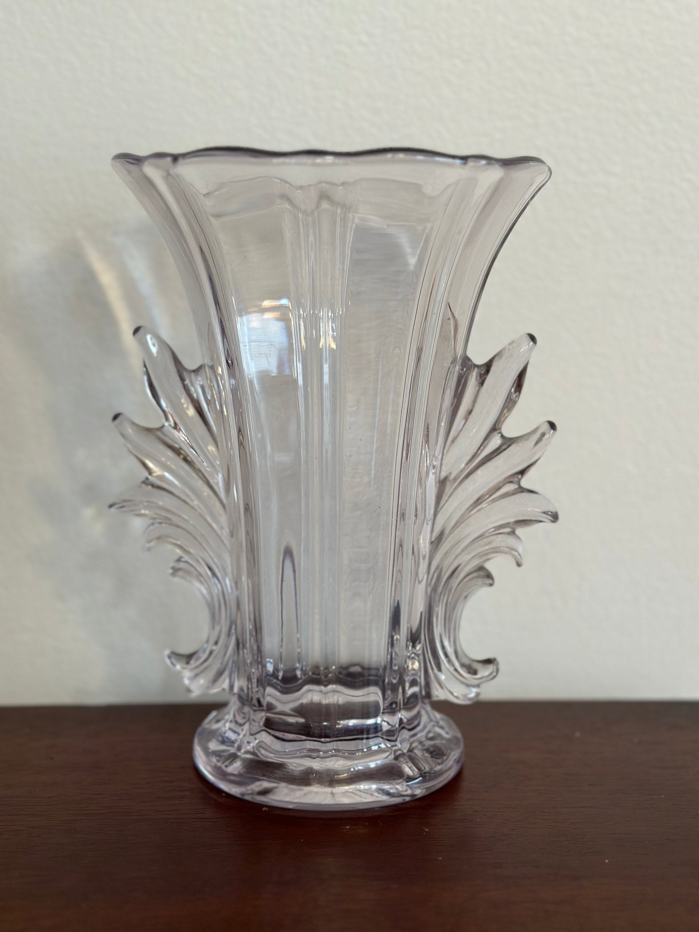 Fostoria Baroque Vase Rare Purple Vase