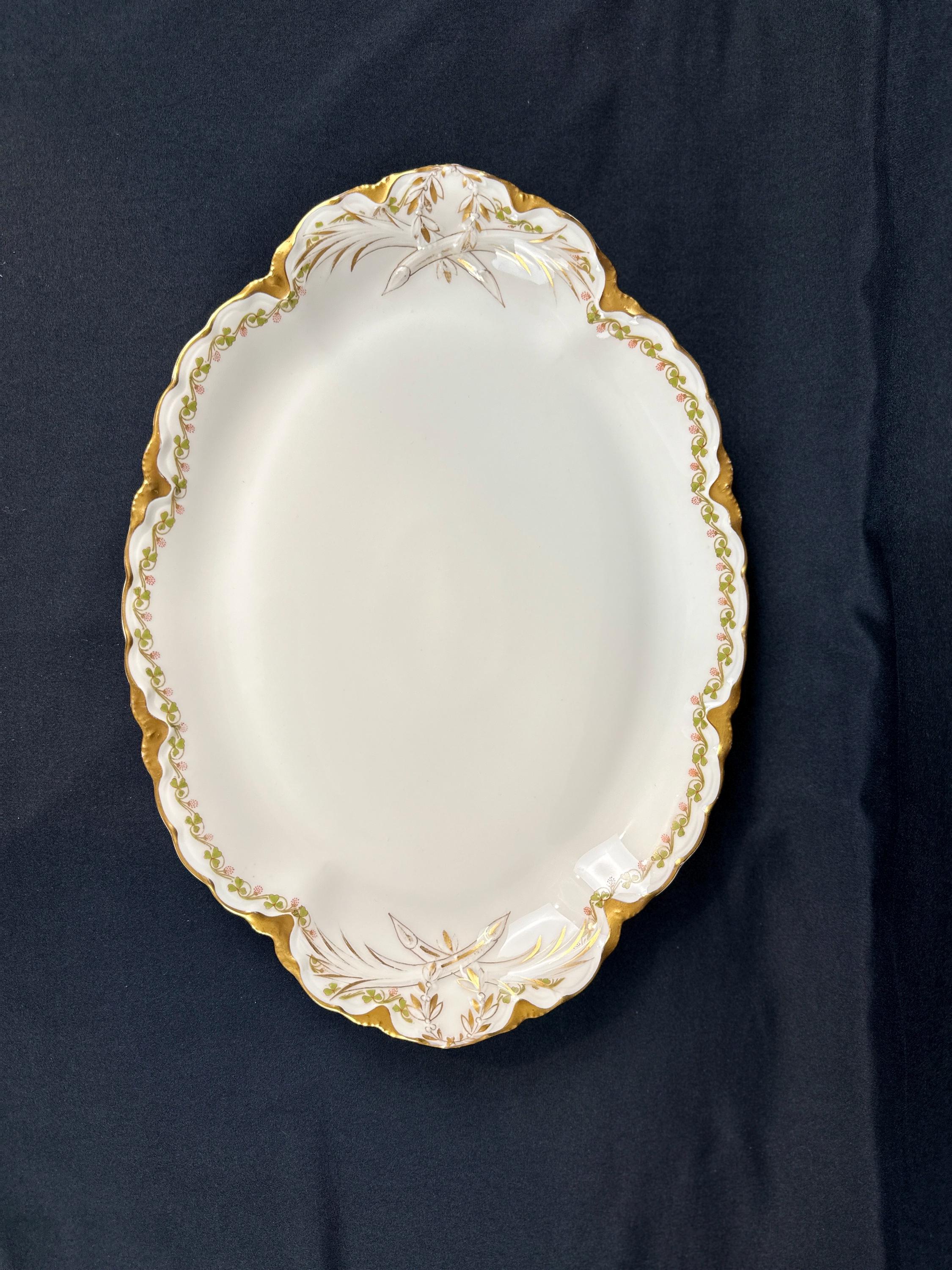 Haviland Clover Leaf Serving Platter 14”