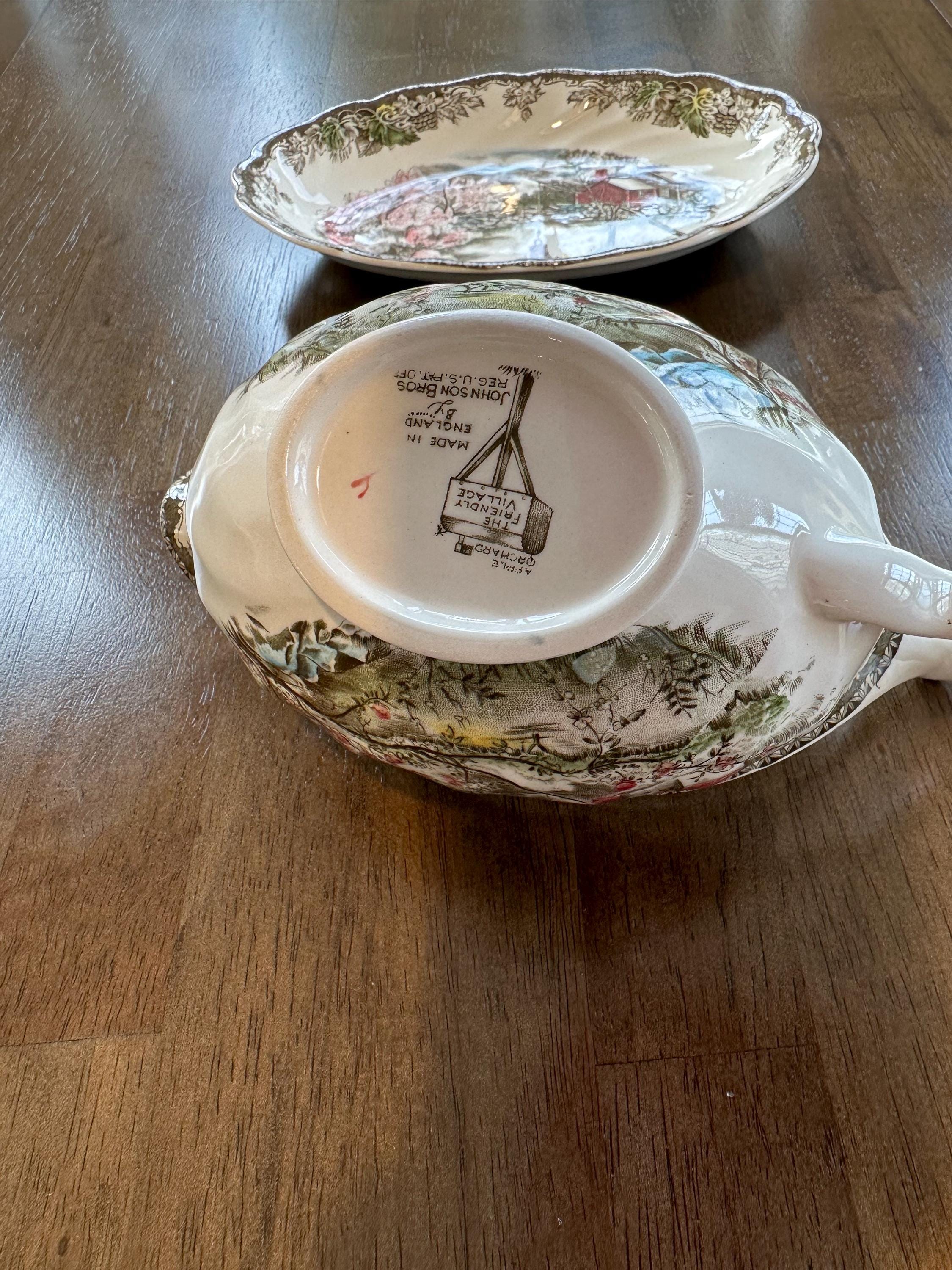 Friendly Village Gravy Boat by Johnson Brothers