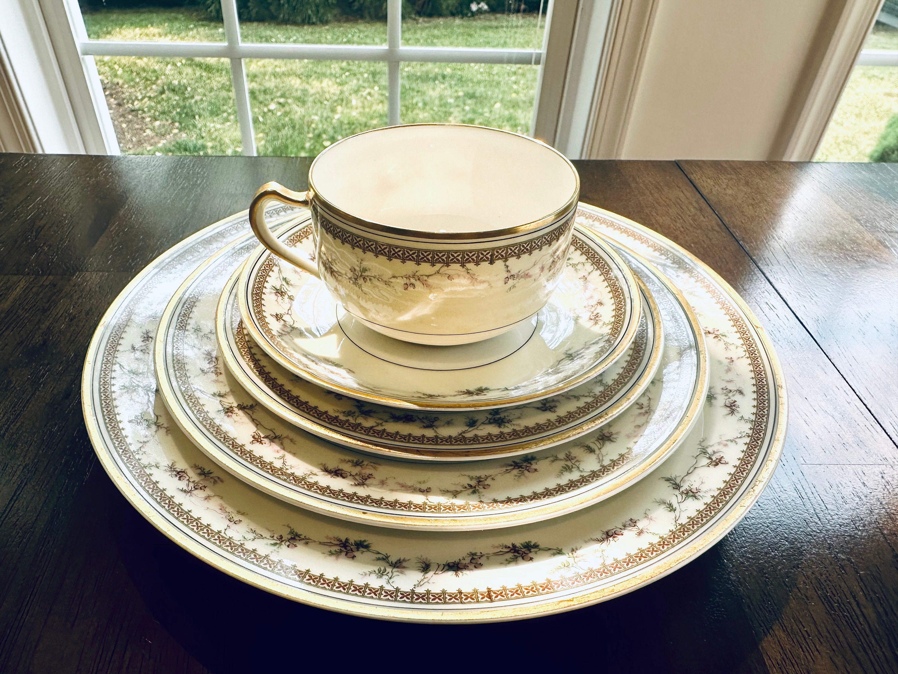 Haviland Limoges Yale 5 Piece Place Settings