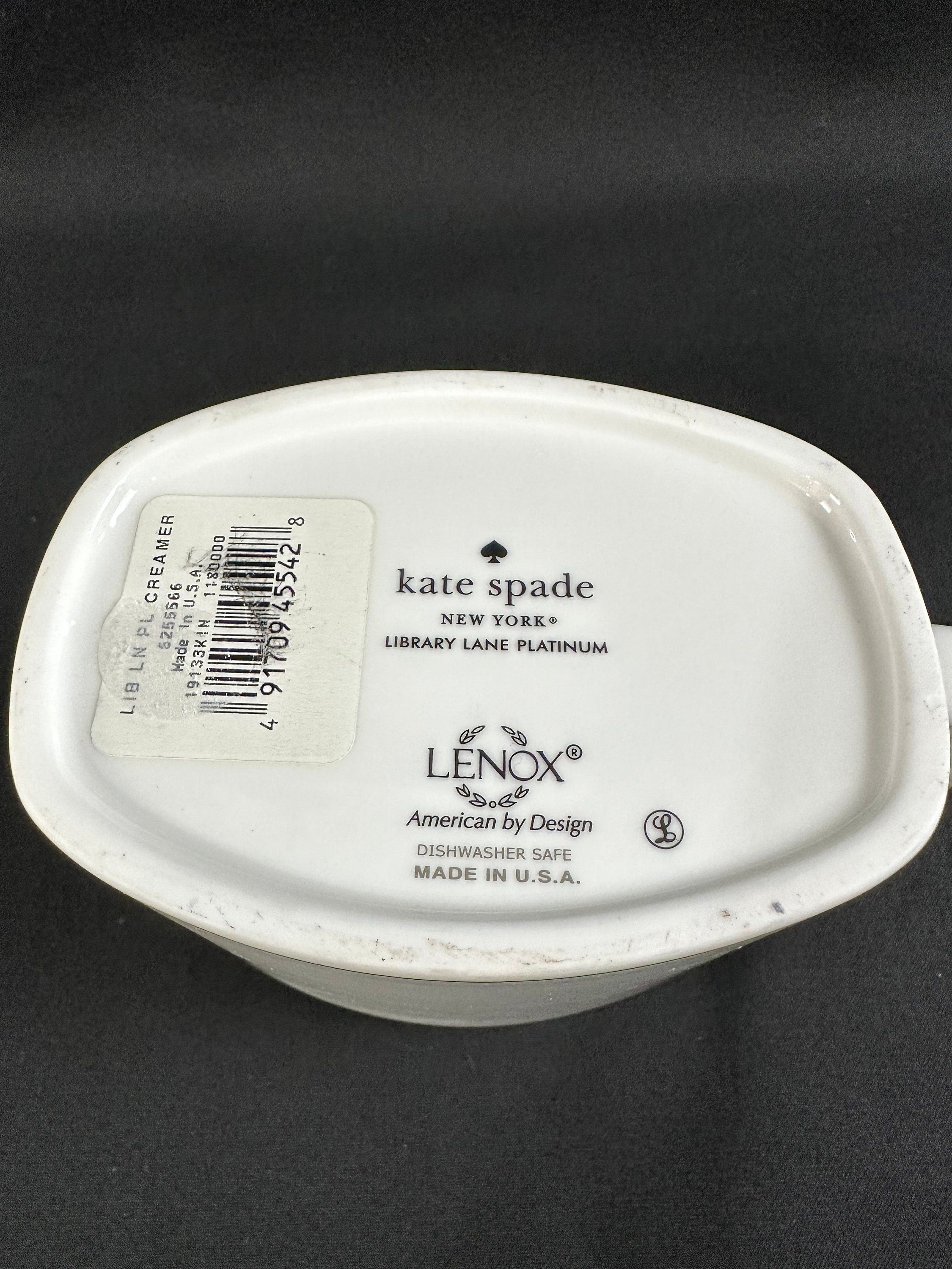 Kate Spade Library Lane Creamer by Lenox