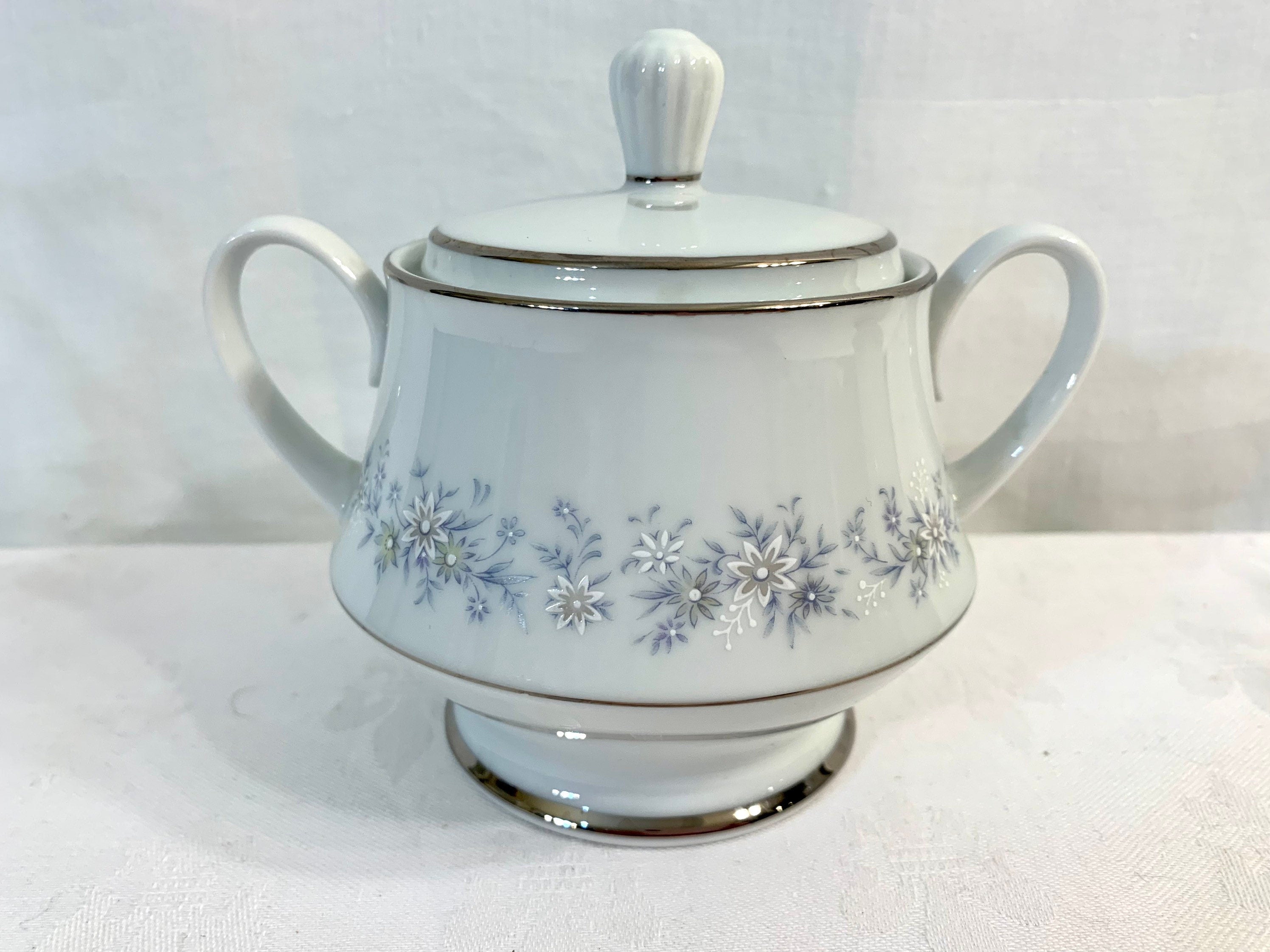 Noritake Marywood Creamer and Sugar Bowl Set