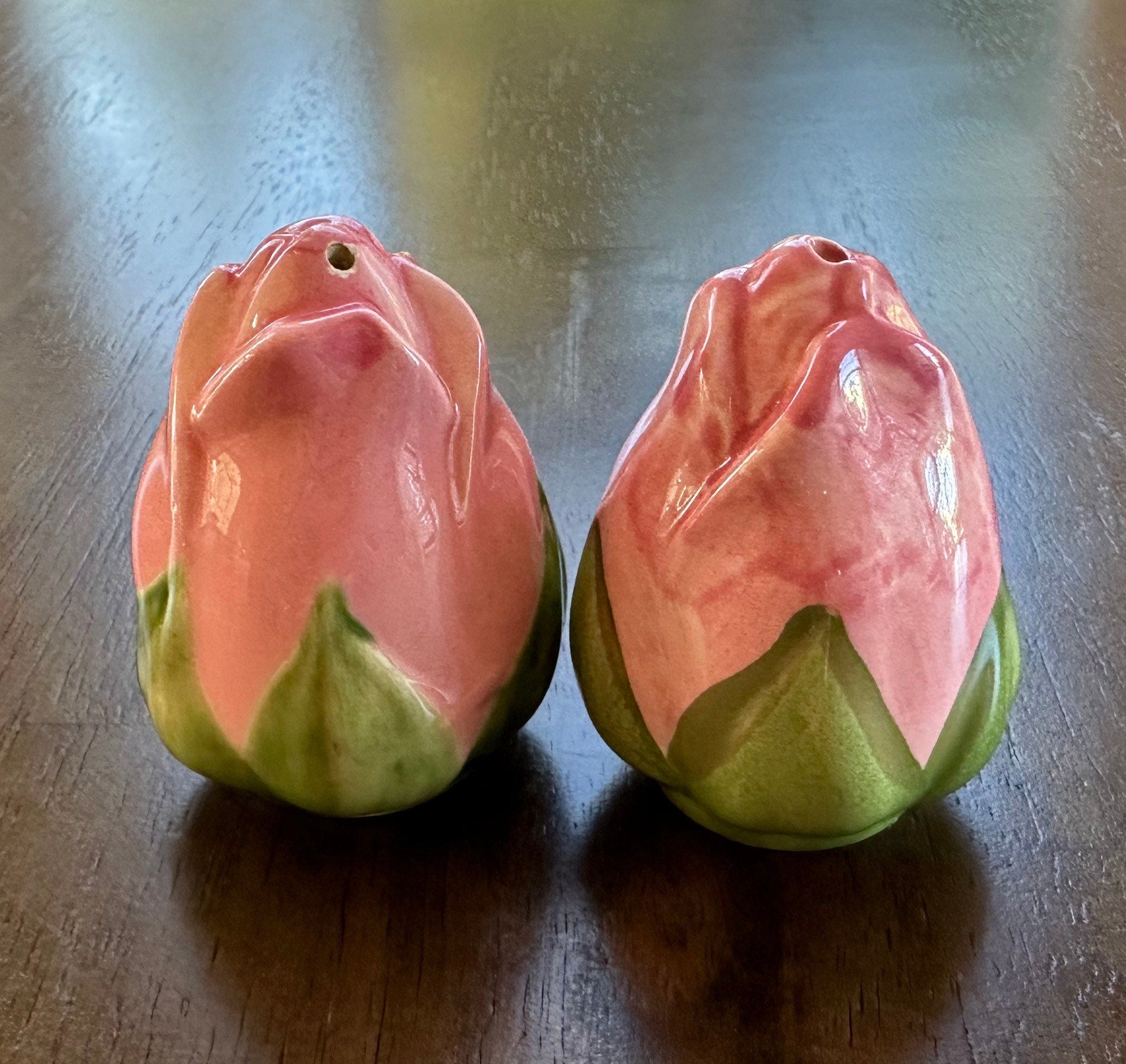 Franciscan Desert Rose Salt and Pepper Shakers