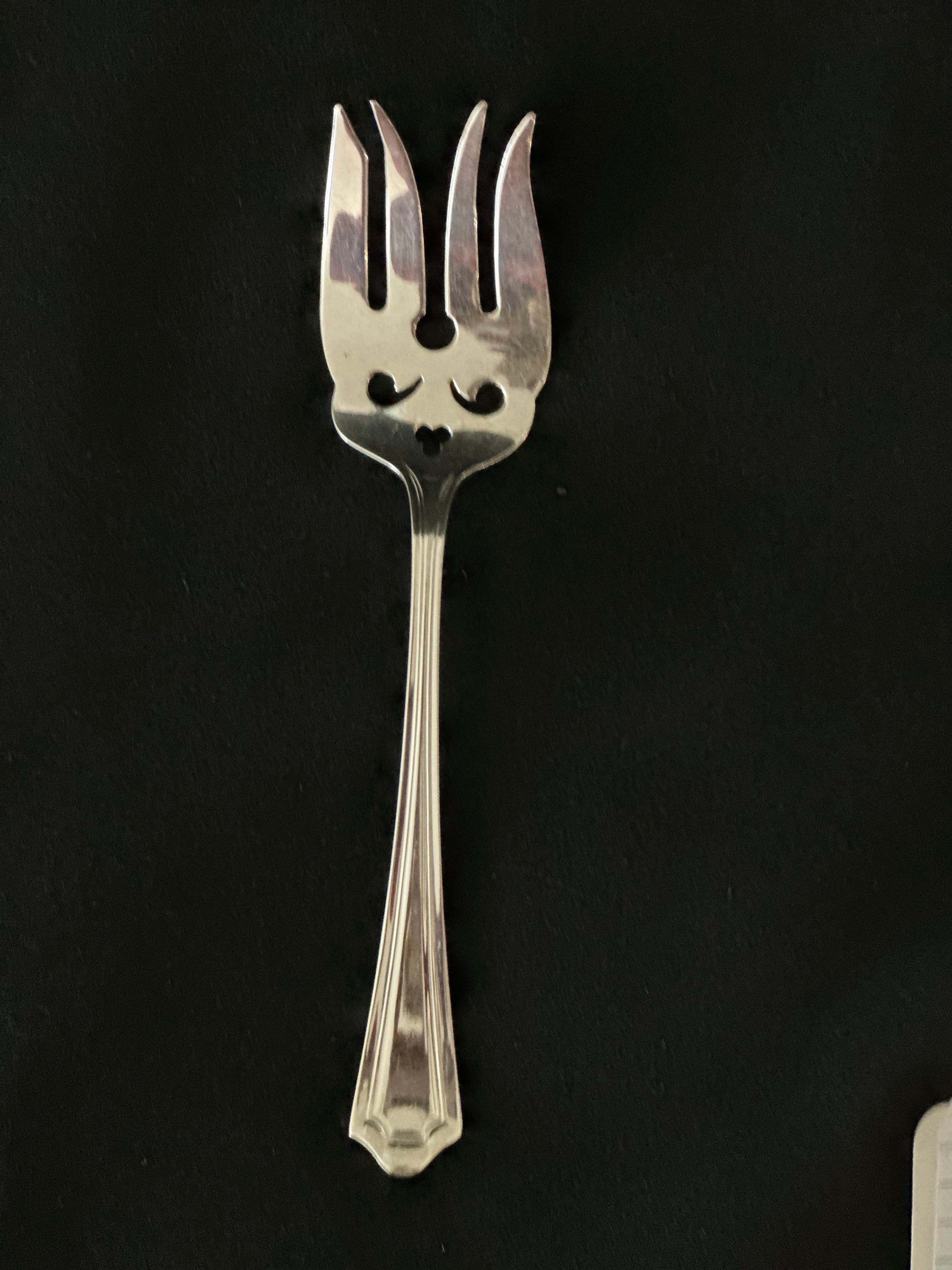 Antique Mary Warren Sterling Serving Fork by Manchester Silver