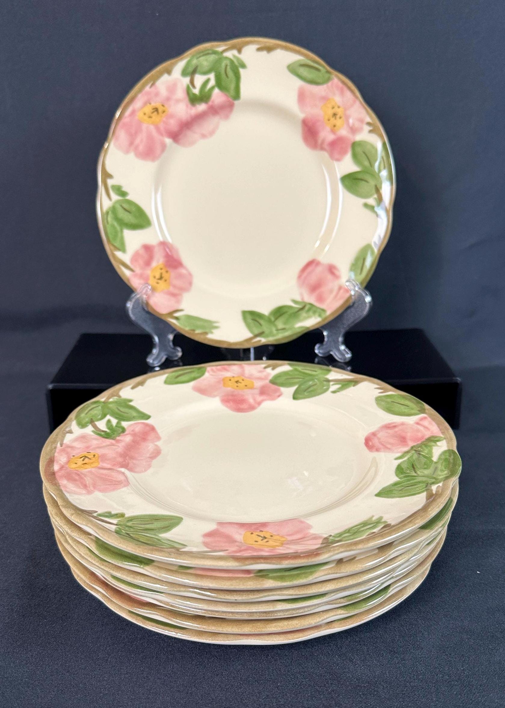 8 Franciscan Desert Rose Salad Plates England
