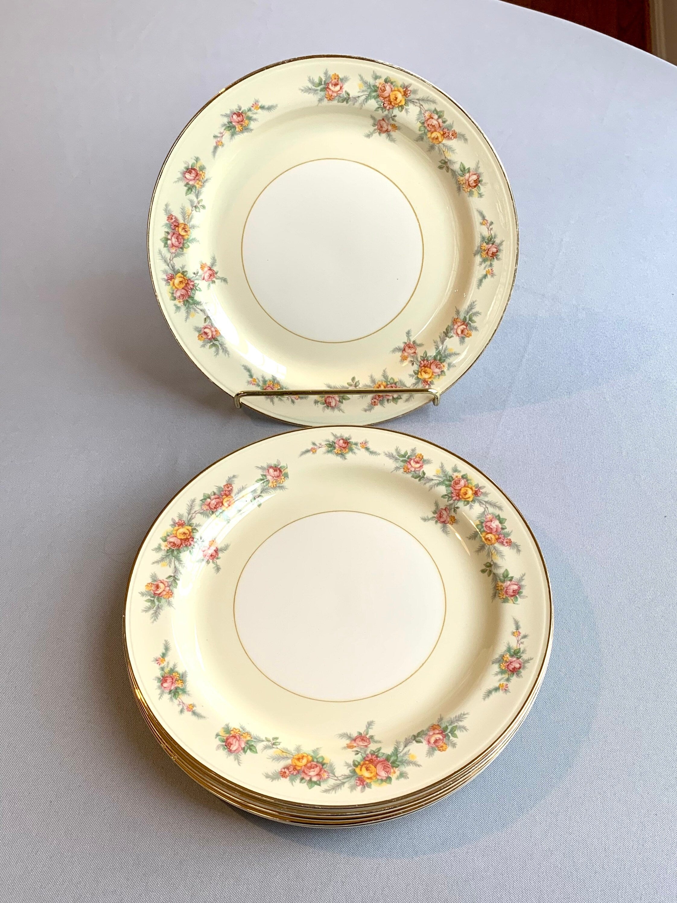 A set of Homer Laughlin Ferndale Luncheon plates