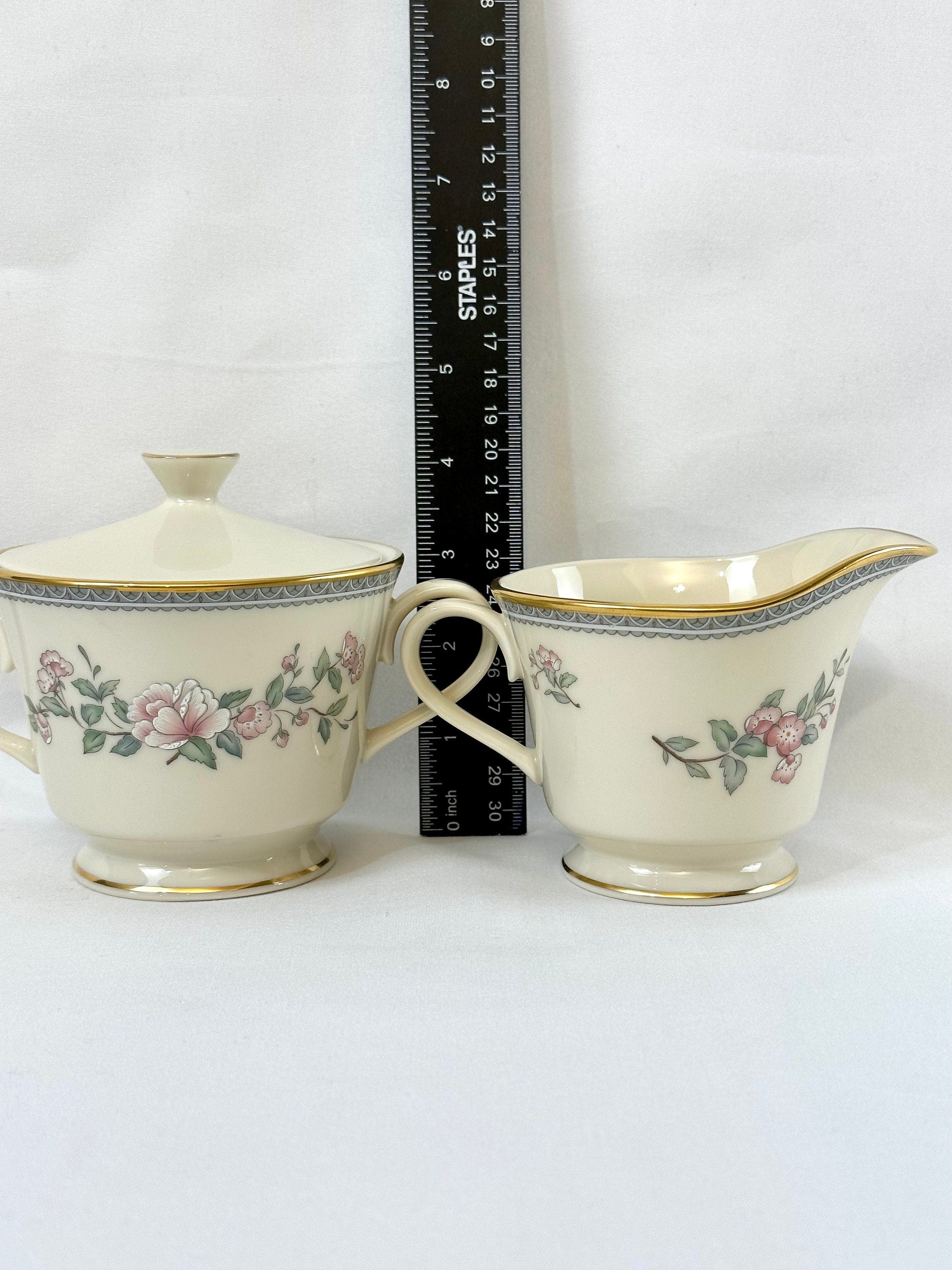 Lenox Serenade Creamer and Sugar Bowl