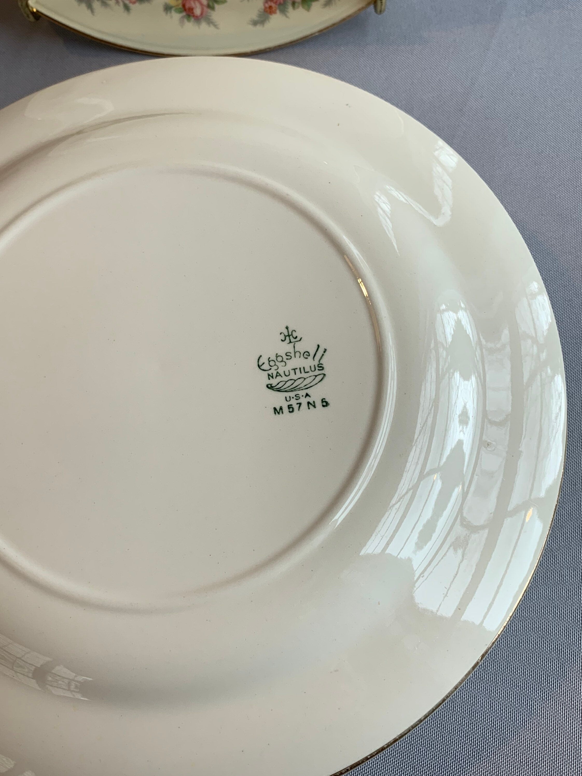 A set of Homer Laughlin Ferndale Luncheon plates