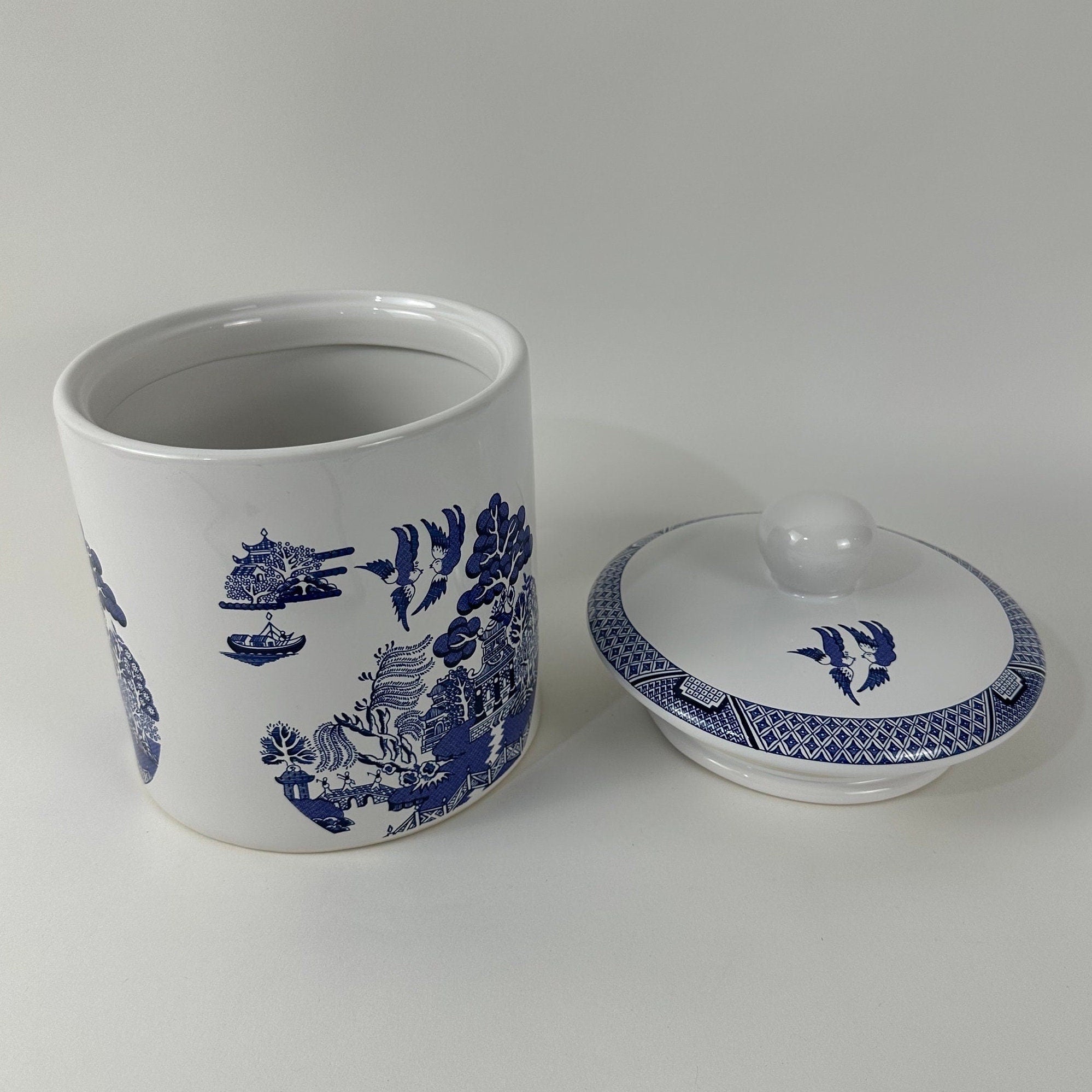Cuthbertson Blue Willow Medium Canister