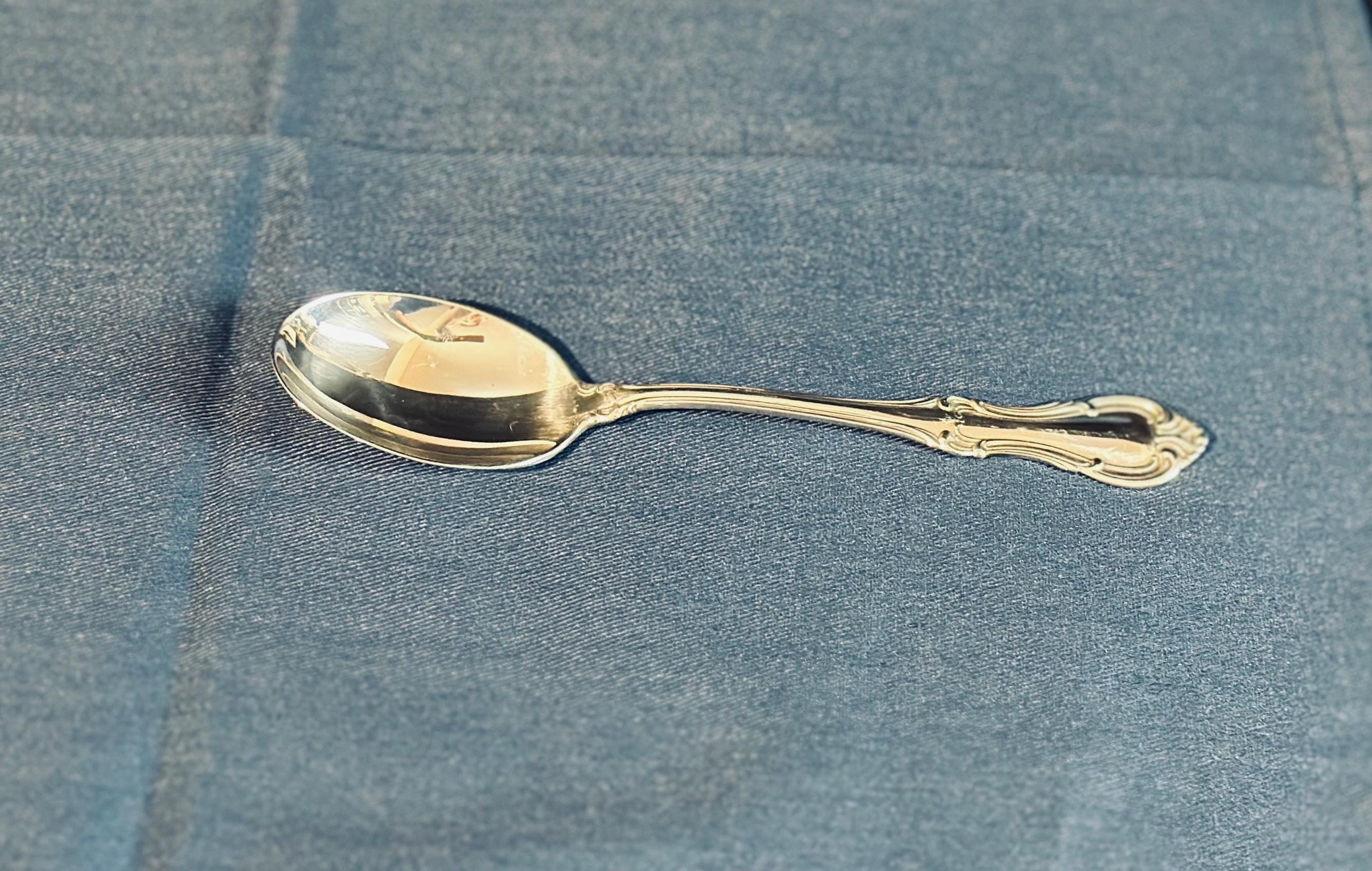 International Silver Joan of Arc Sterling Oval Soup Spoon Tablespoon