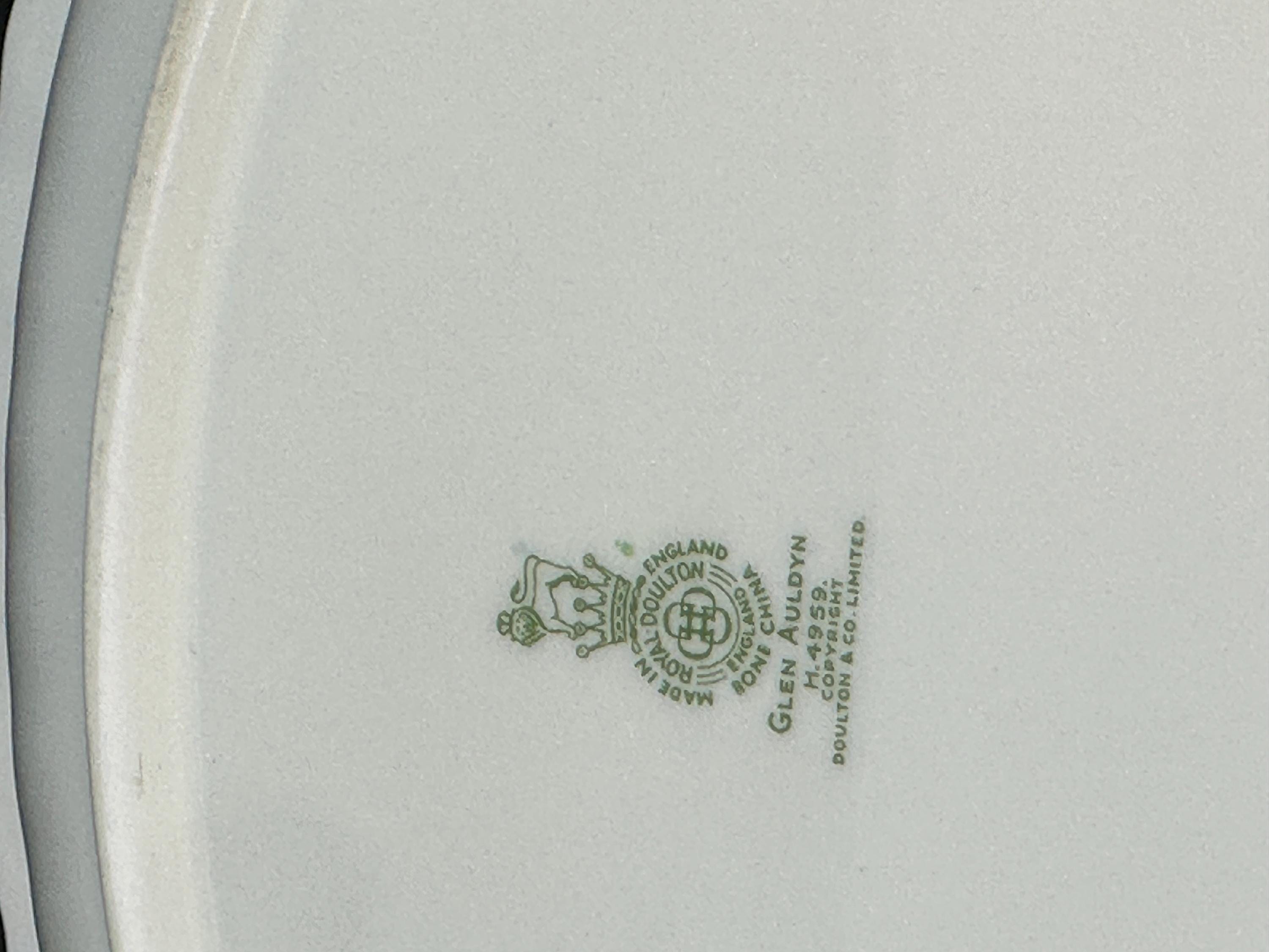 Royal Doulton Glen Auldyn Creamer and Sugar Bowl