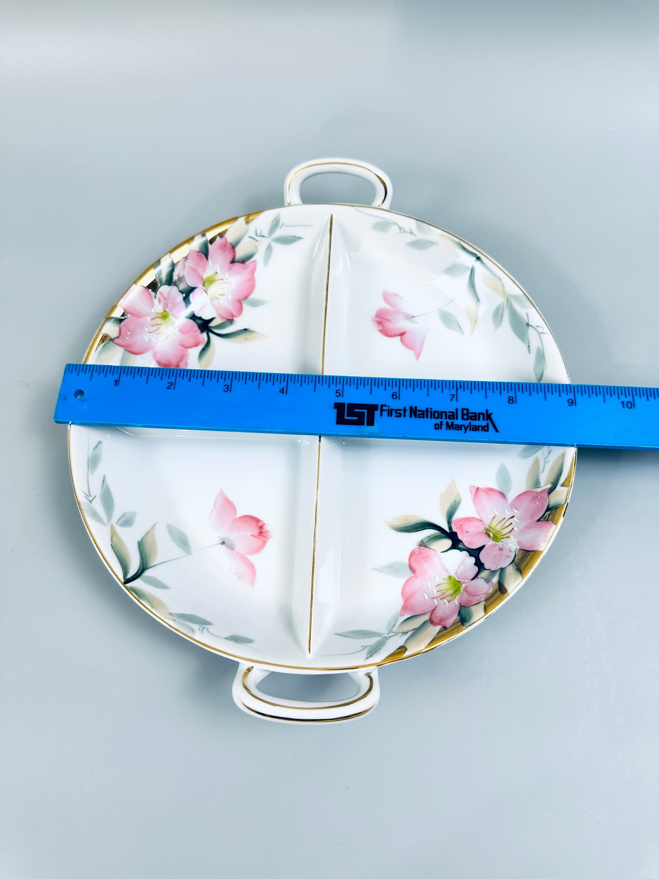 Antique Noritake 4 Part Relish Plate