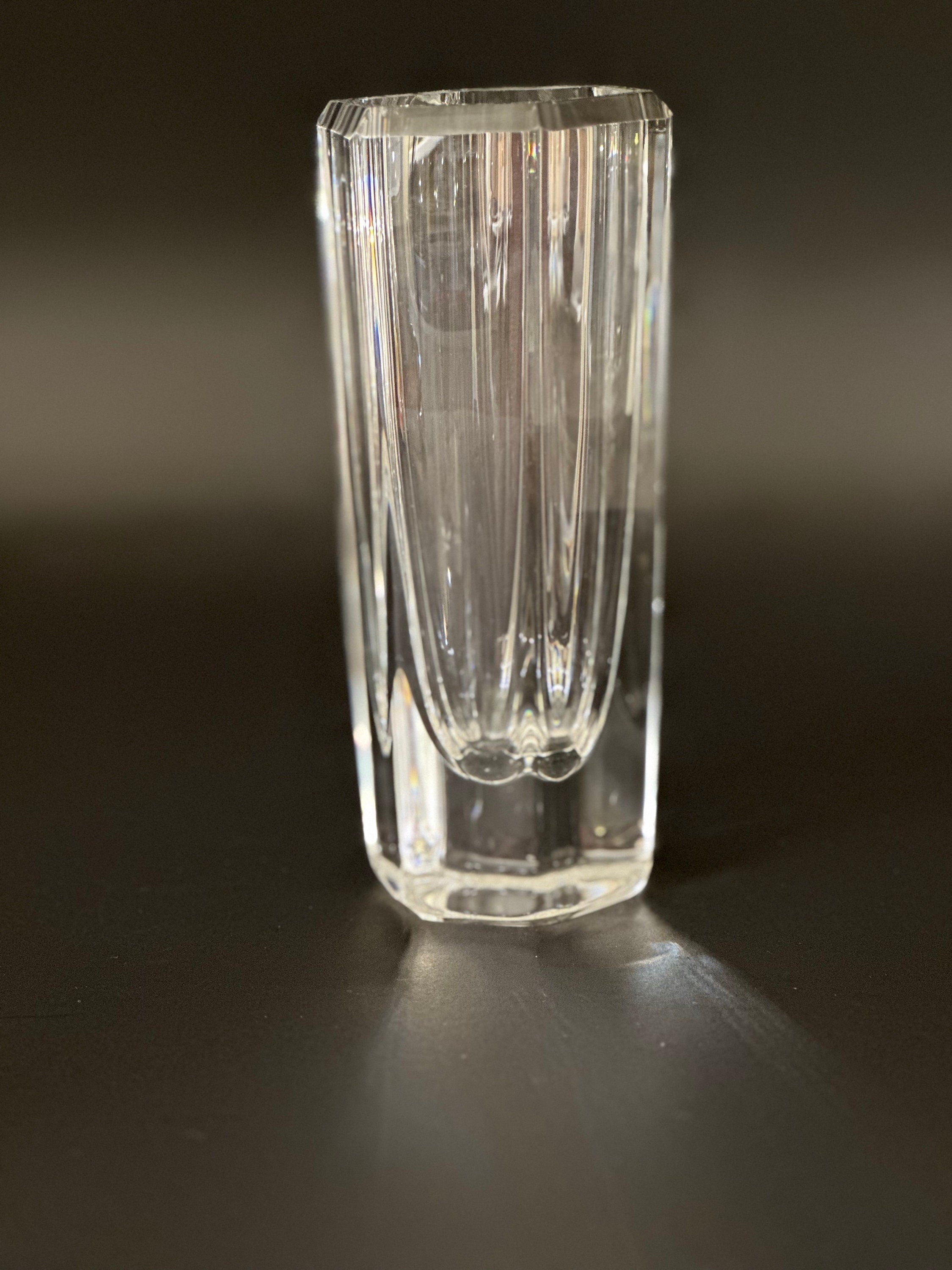 Kosto Boda Hexagon Shaped Vase