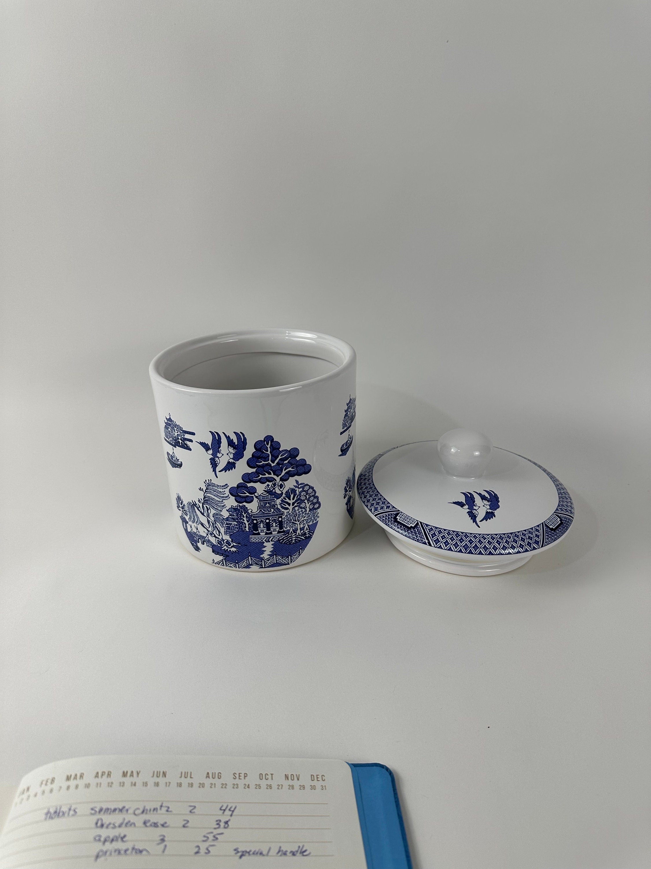 Cuthbertson Blue Willow Small Canister
