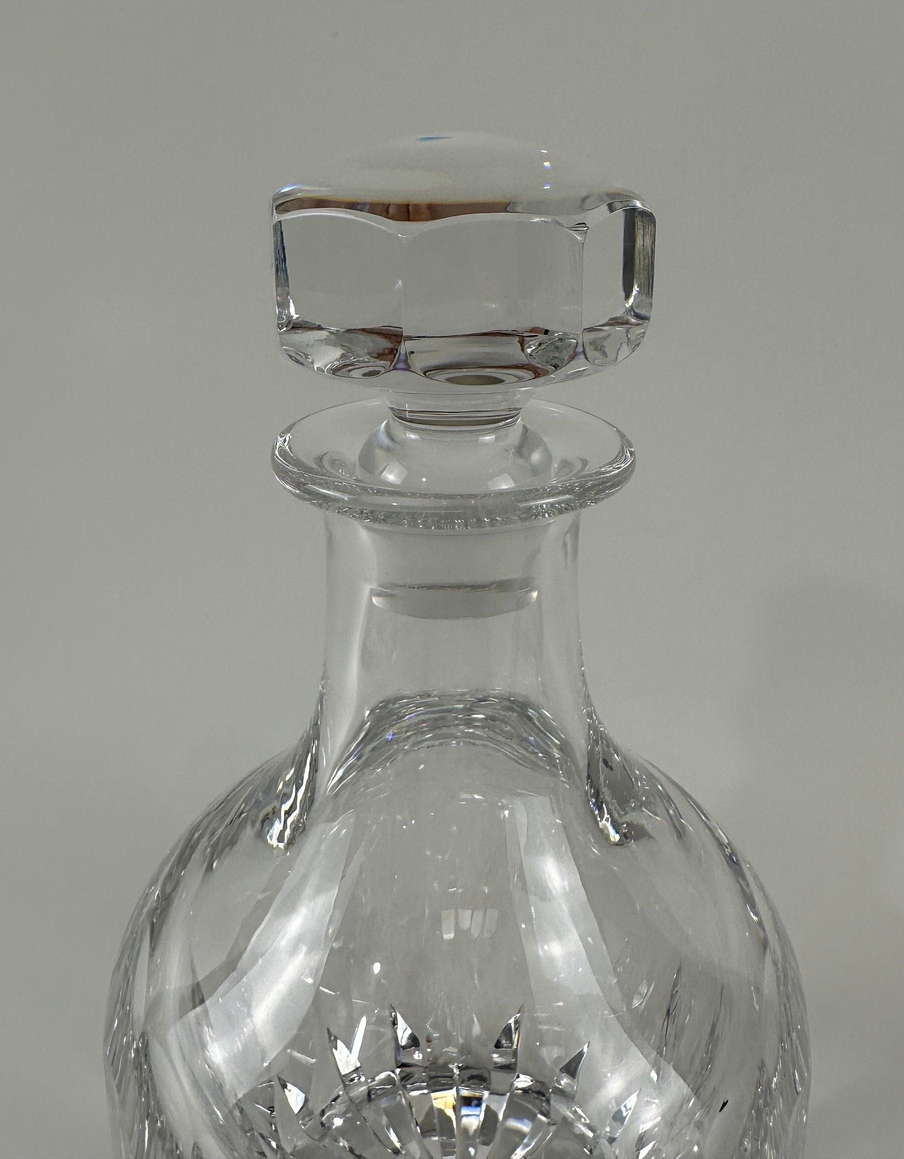Kosta Boda Cut Crystal Decanter
