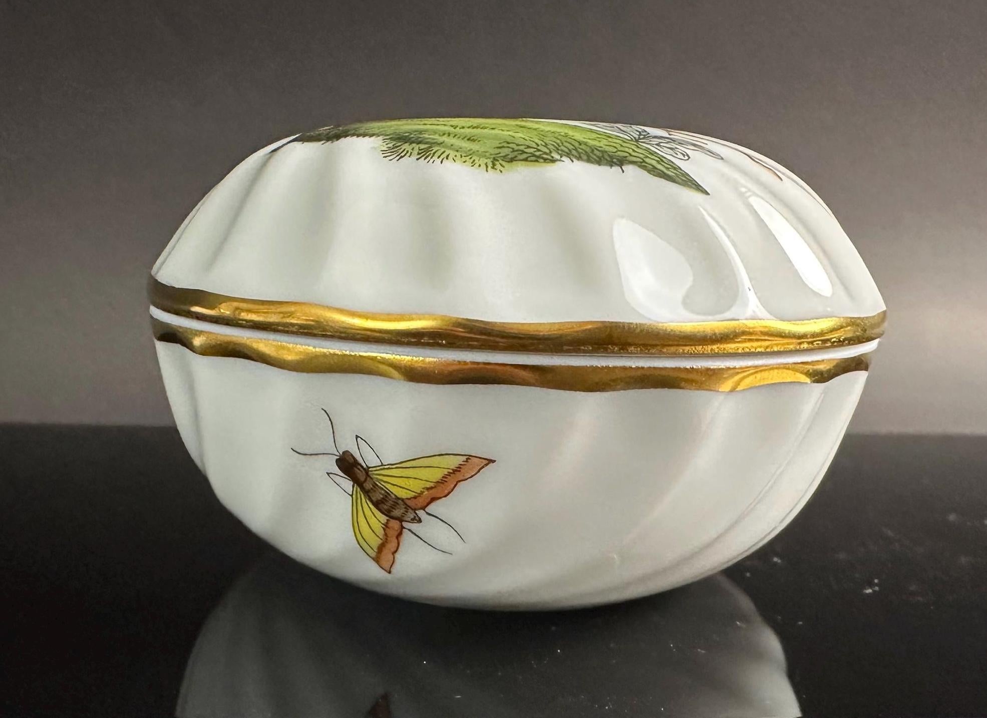 Herend Rothchilds Bird Trinket Boxes