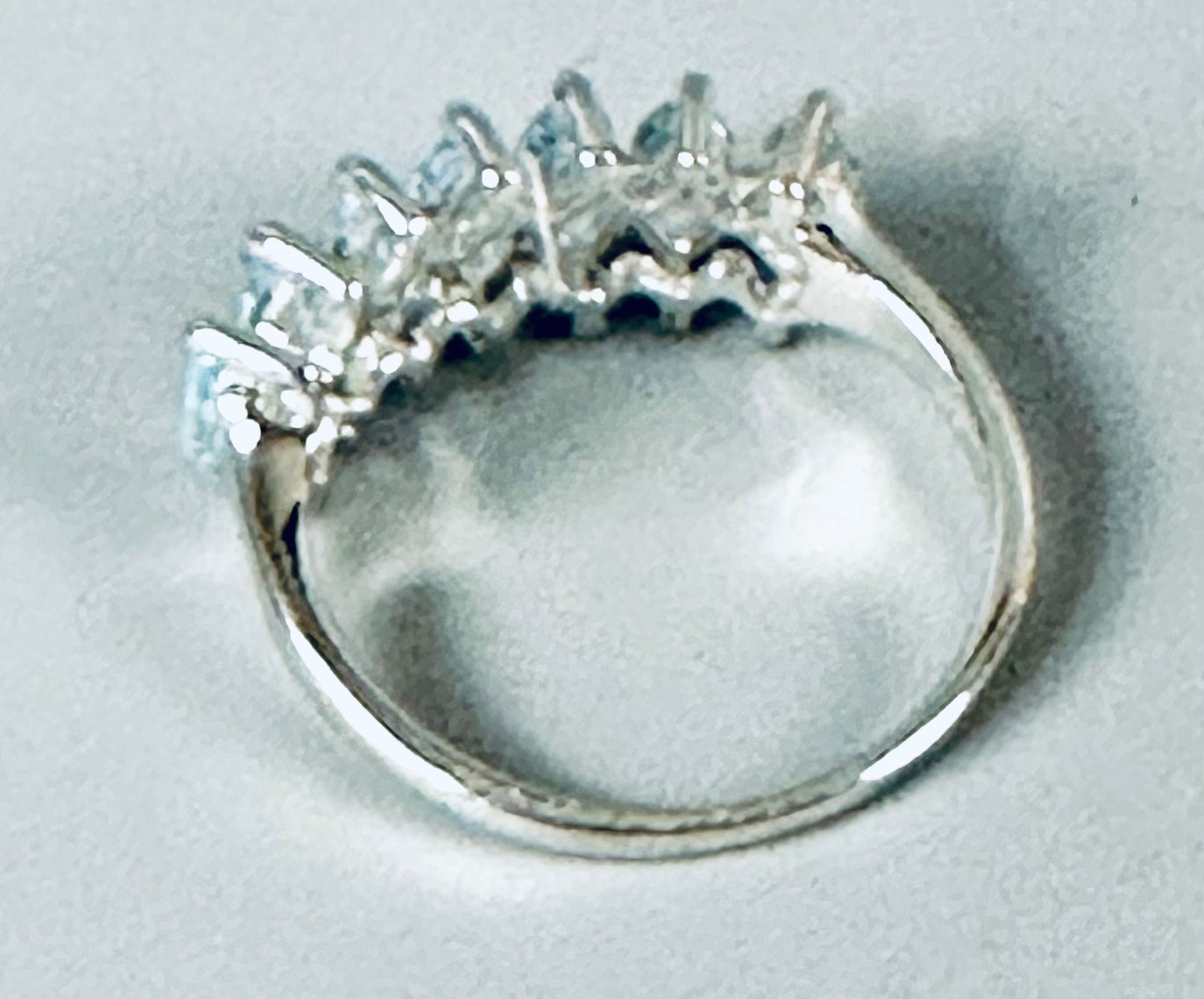 Aquamarine Sterling Ring