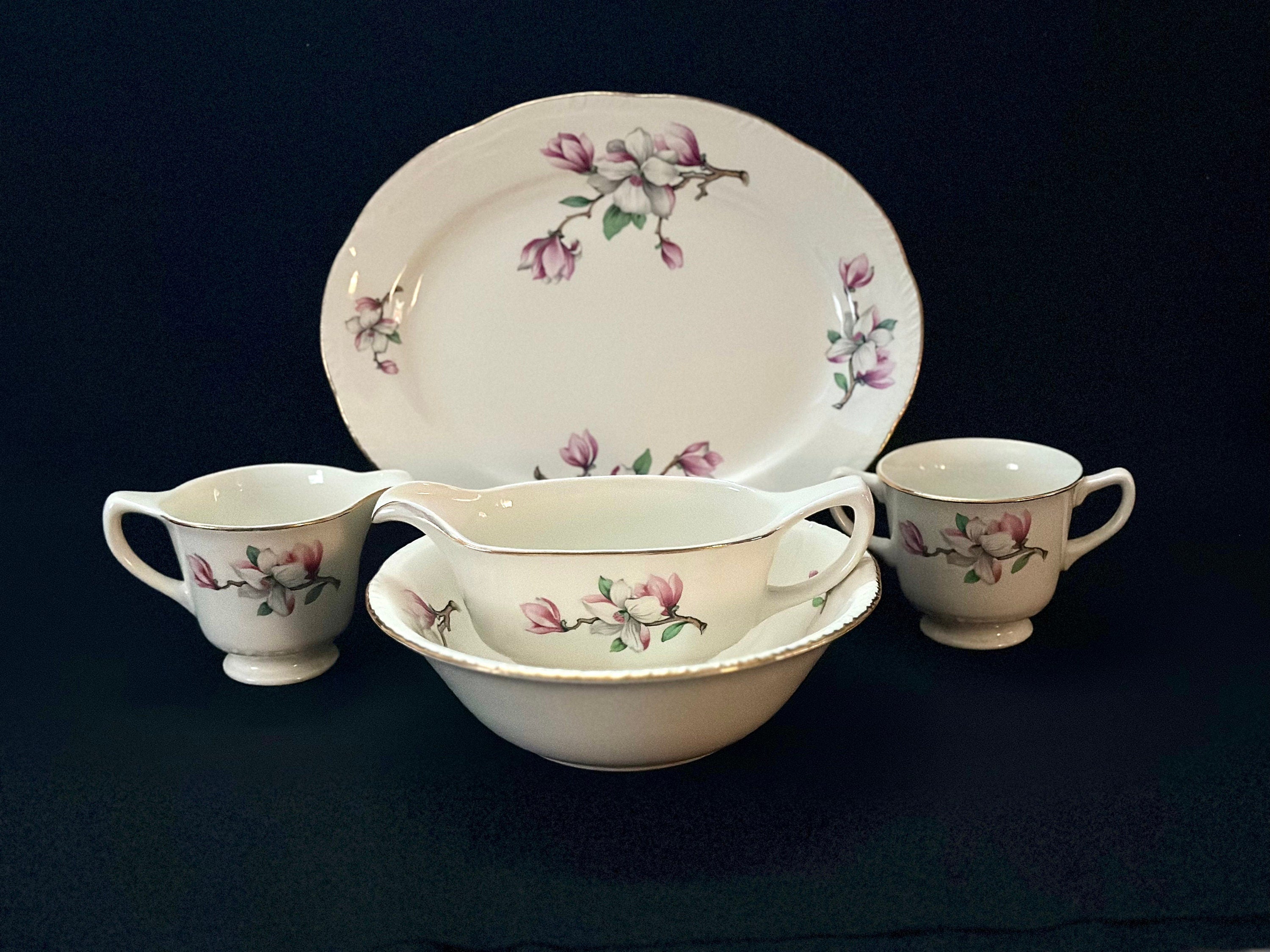 Homer Laughlin Liberty Dogwood Hostess Set