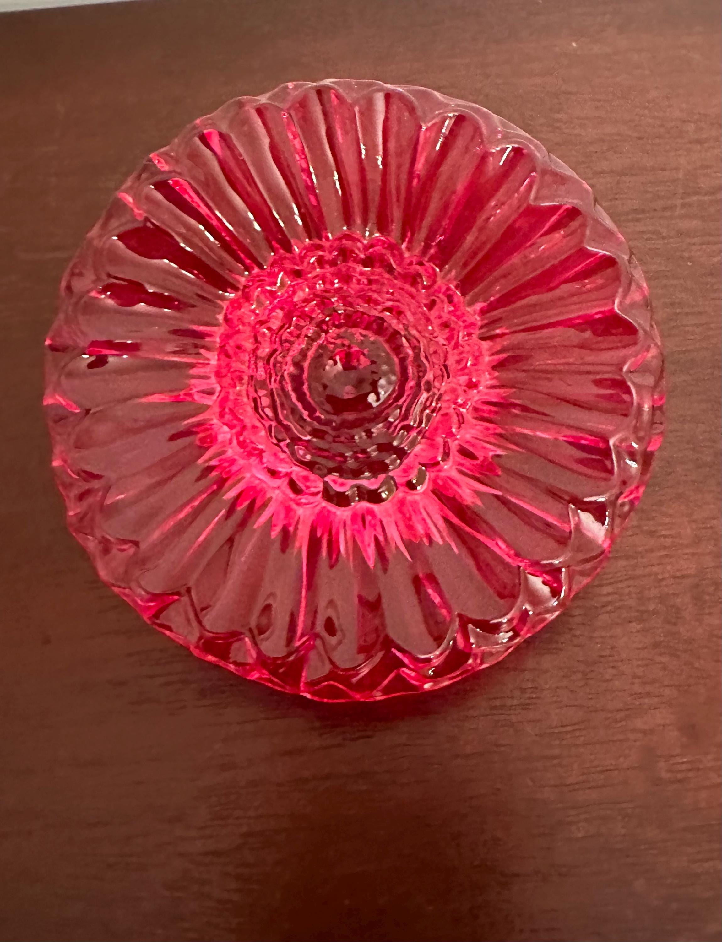 Pink Gerber Daisy Paperweight by Waterford Crystal