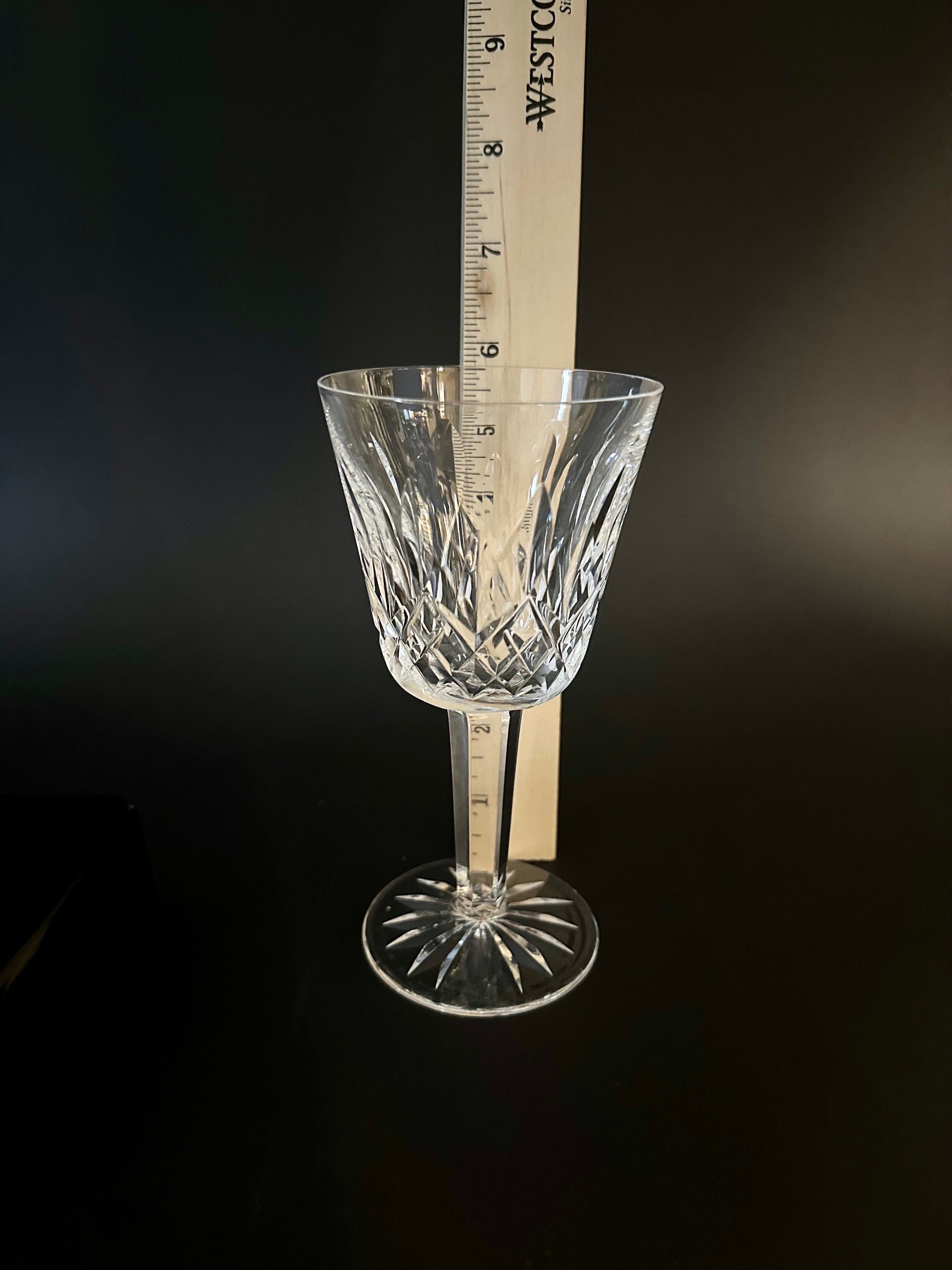 4 Waterford Crystal Lismore Claret Glasses