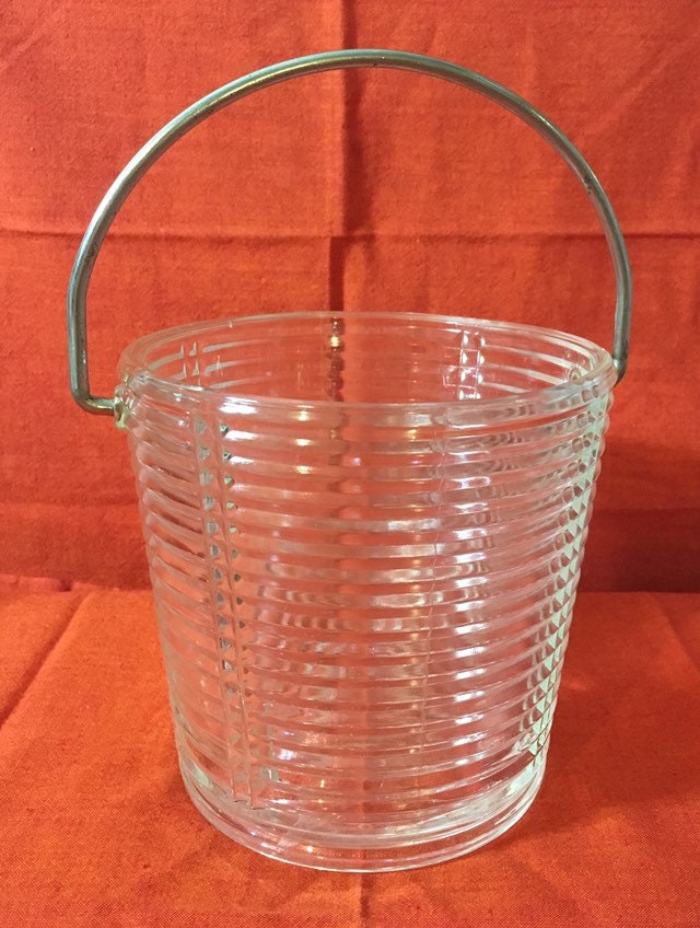 Depression Glass Ice Bucket