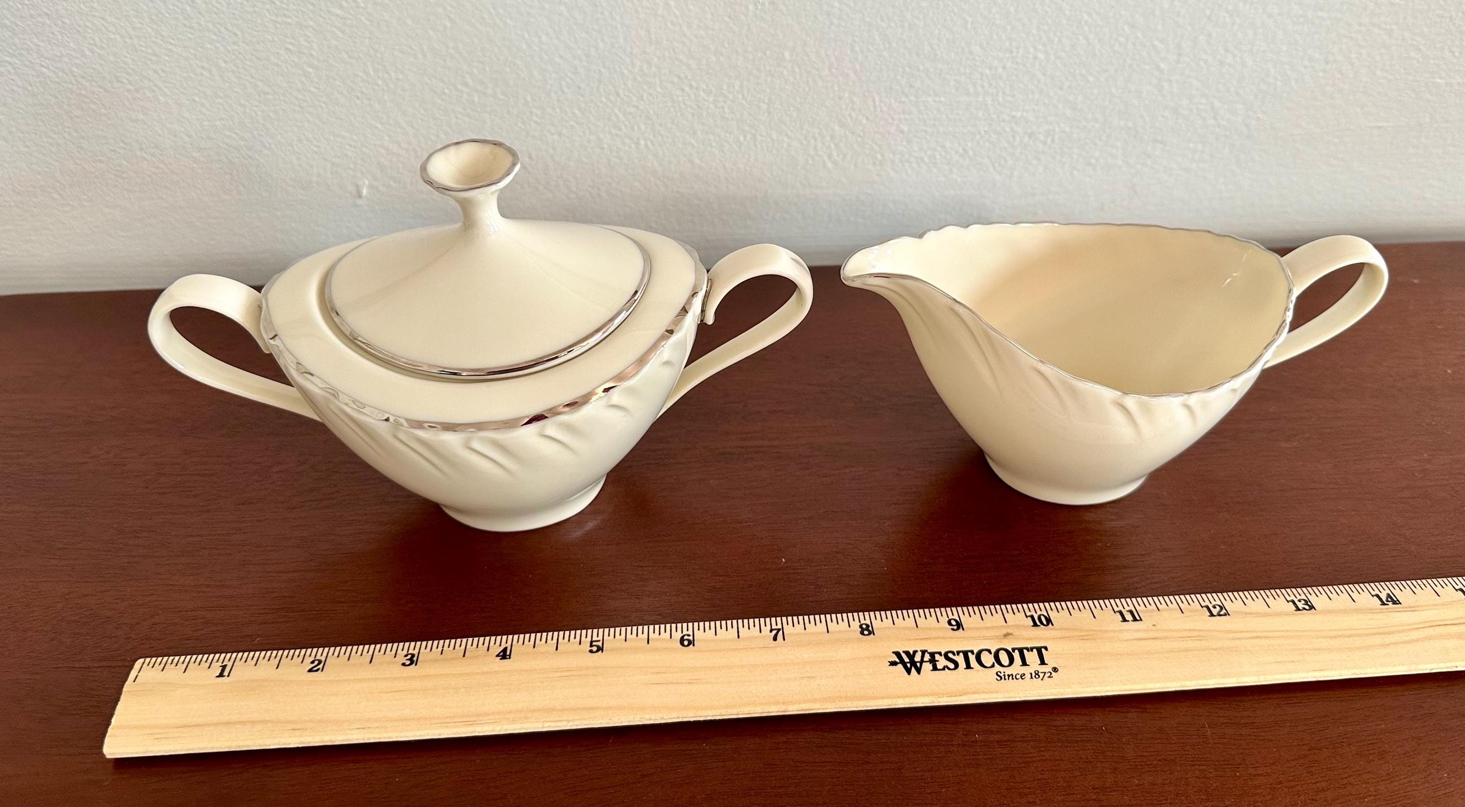 Lenox Weatherly Creamer and Sugar Bowl