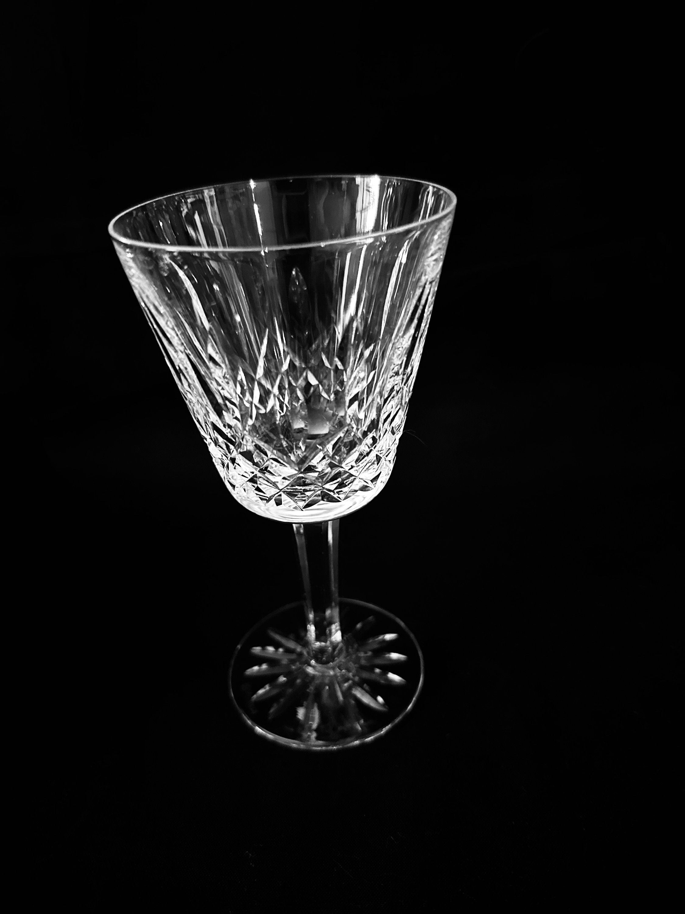 8 Waterford Lismore Crystal Wine Glasses