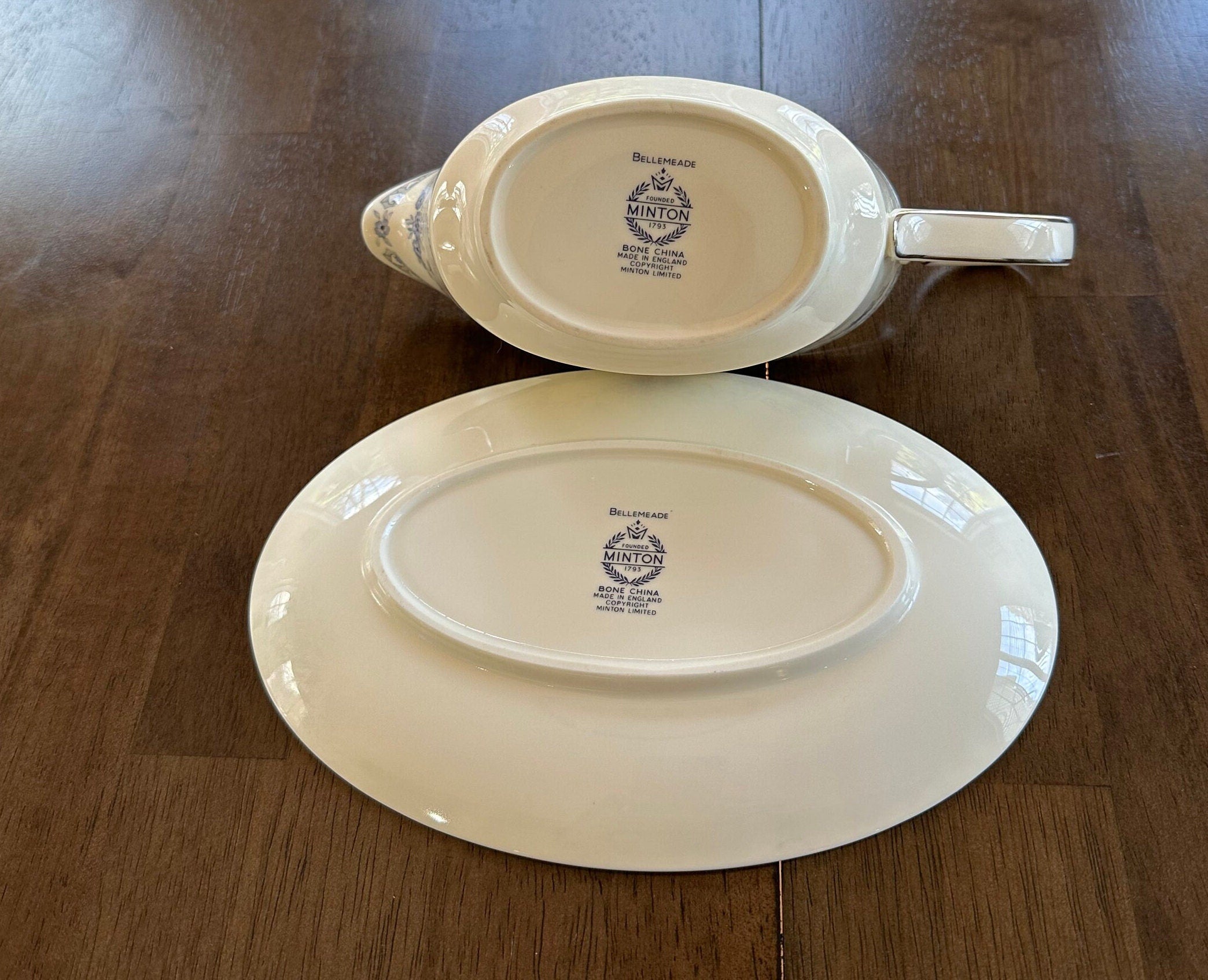 Minton Bellemeade Gravy Boat and Underplate