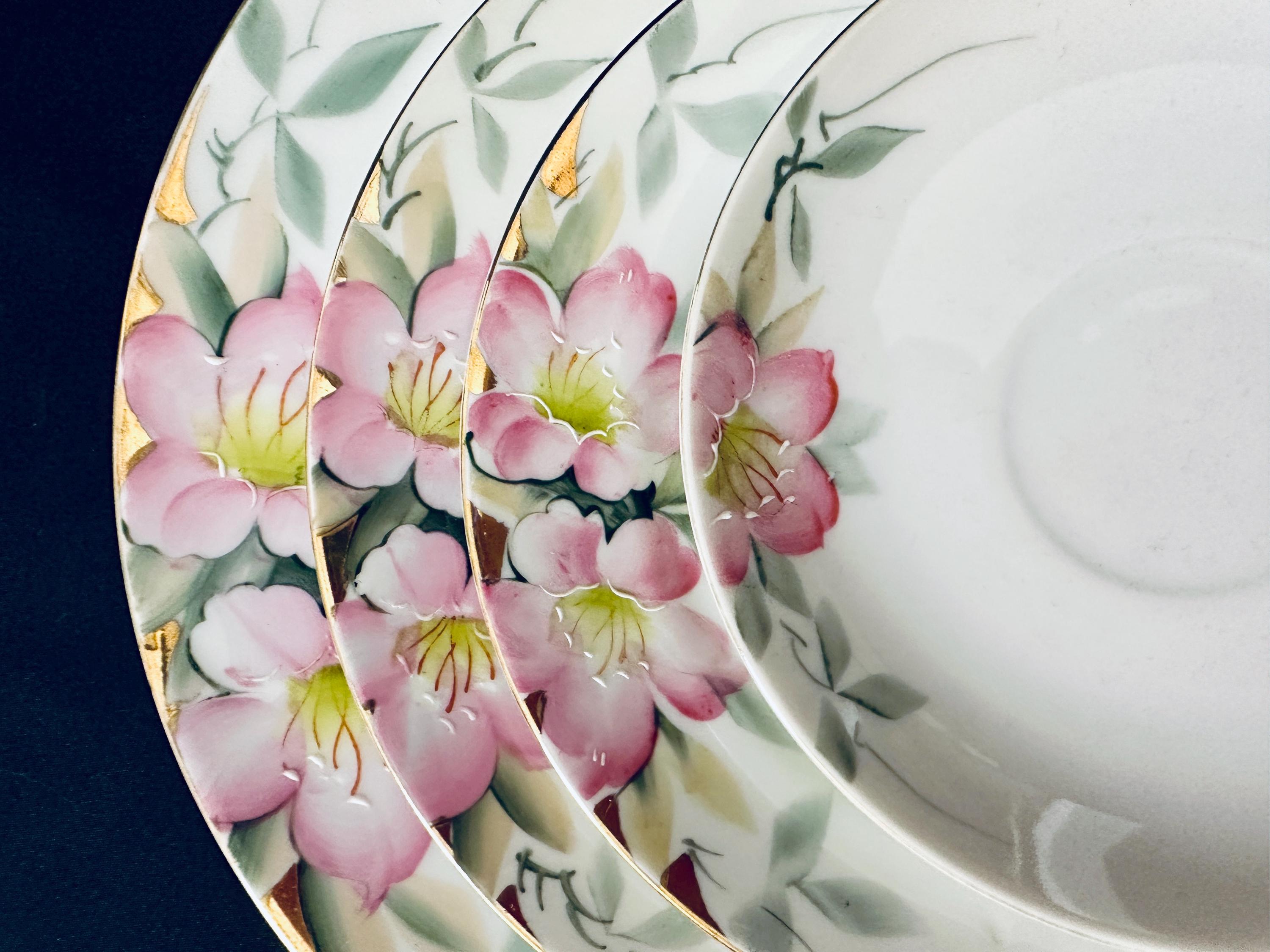 Noritake Azalea Antique Service for 8 Hand Painted Dinnerware Set