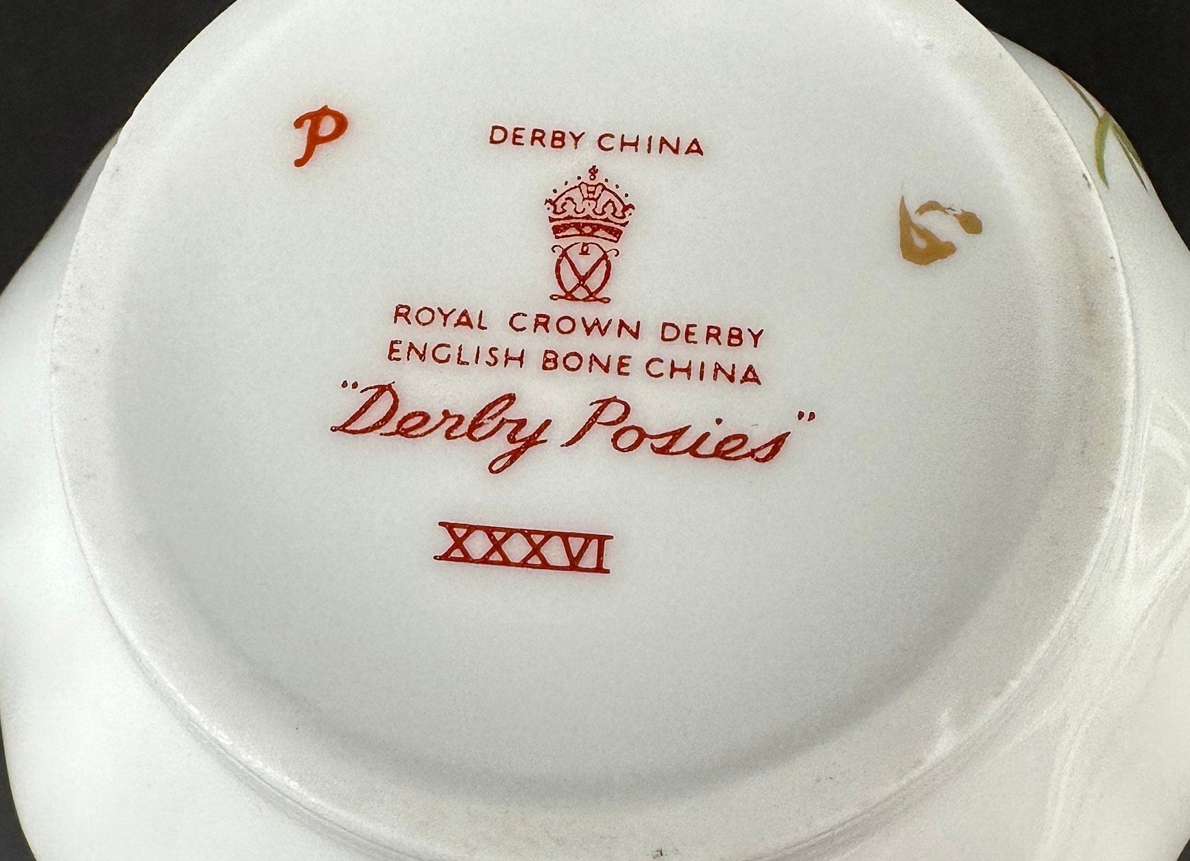 Royal Crown Derby Derby Posies Creamer and Open Sugar Bowl