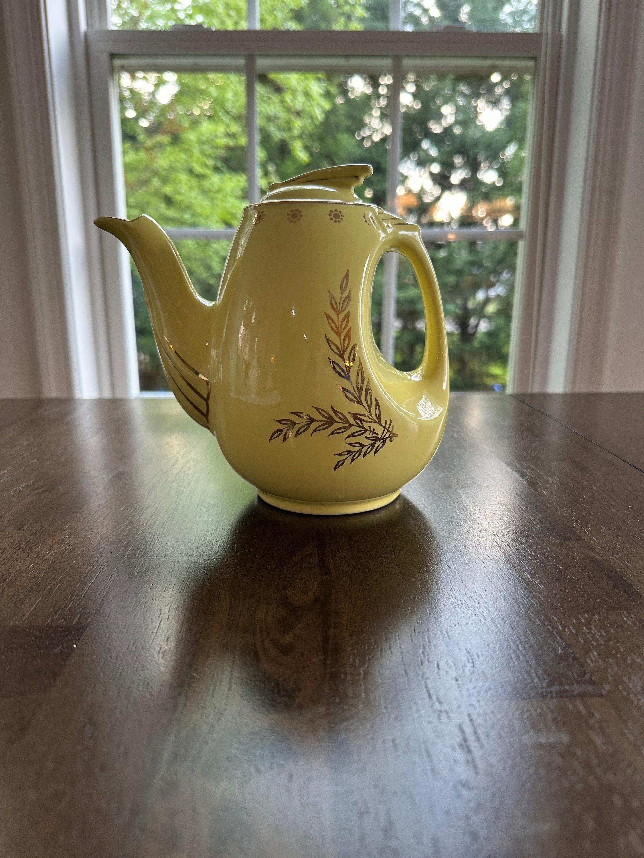 Hall Sundial Canary Yellow Teapot