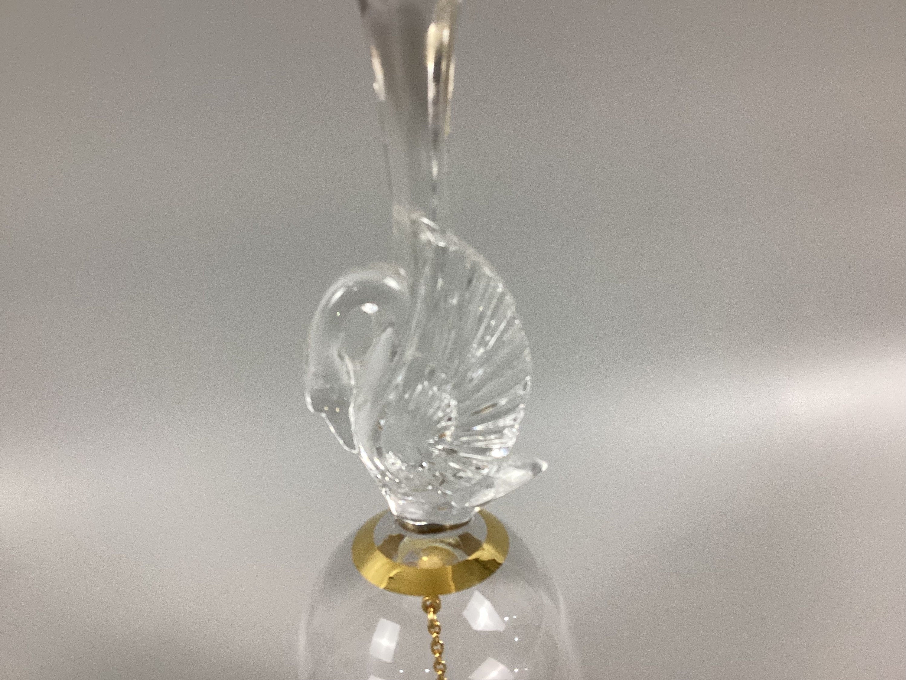 Crystal Bell With Swan