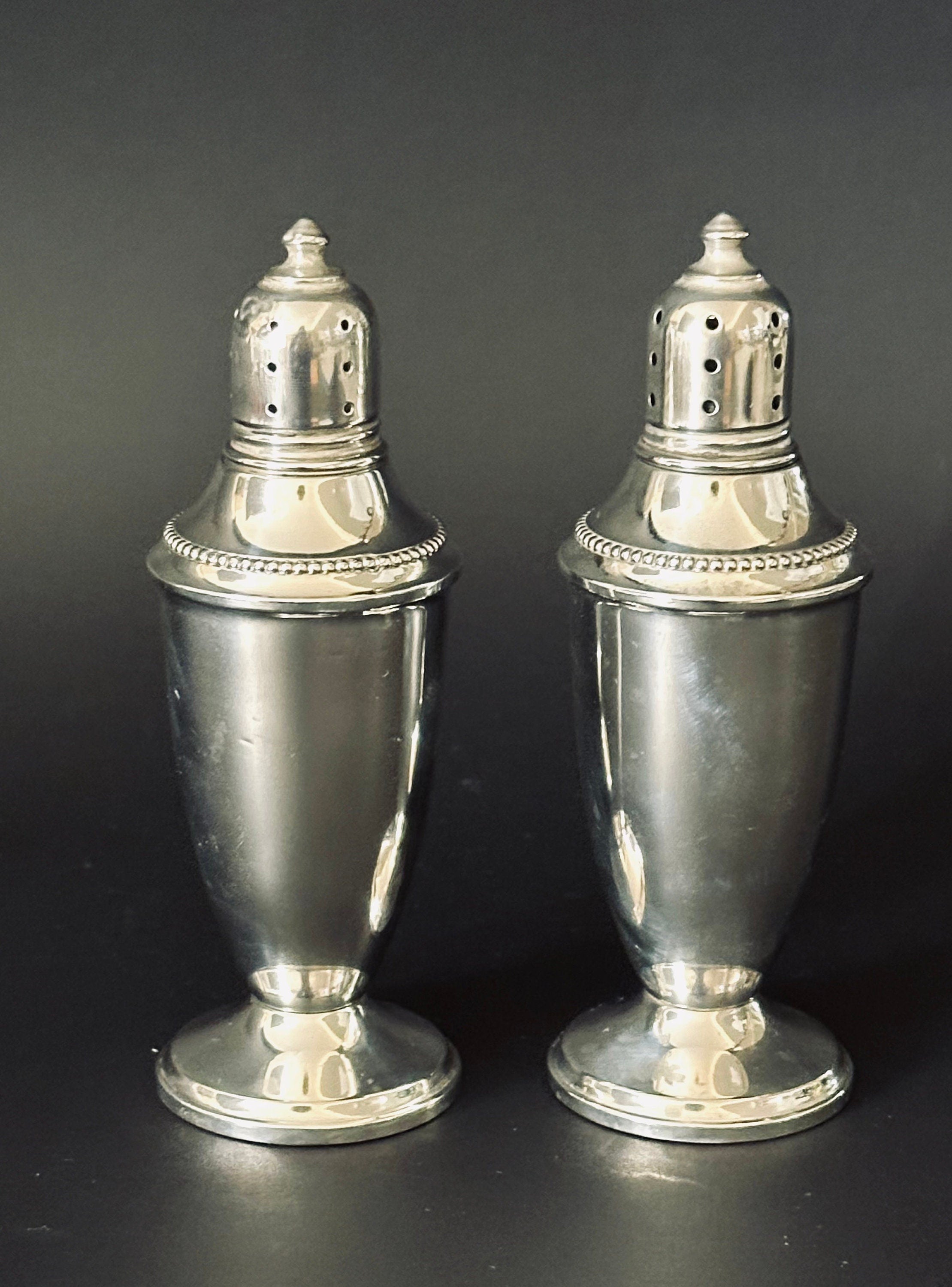Revere Silversmith Salt and Pepper Shakers