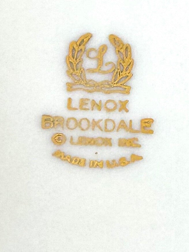 Lenox Brookdale Oval Serving Bowl 9 3/4”