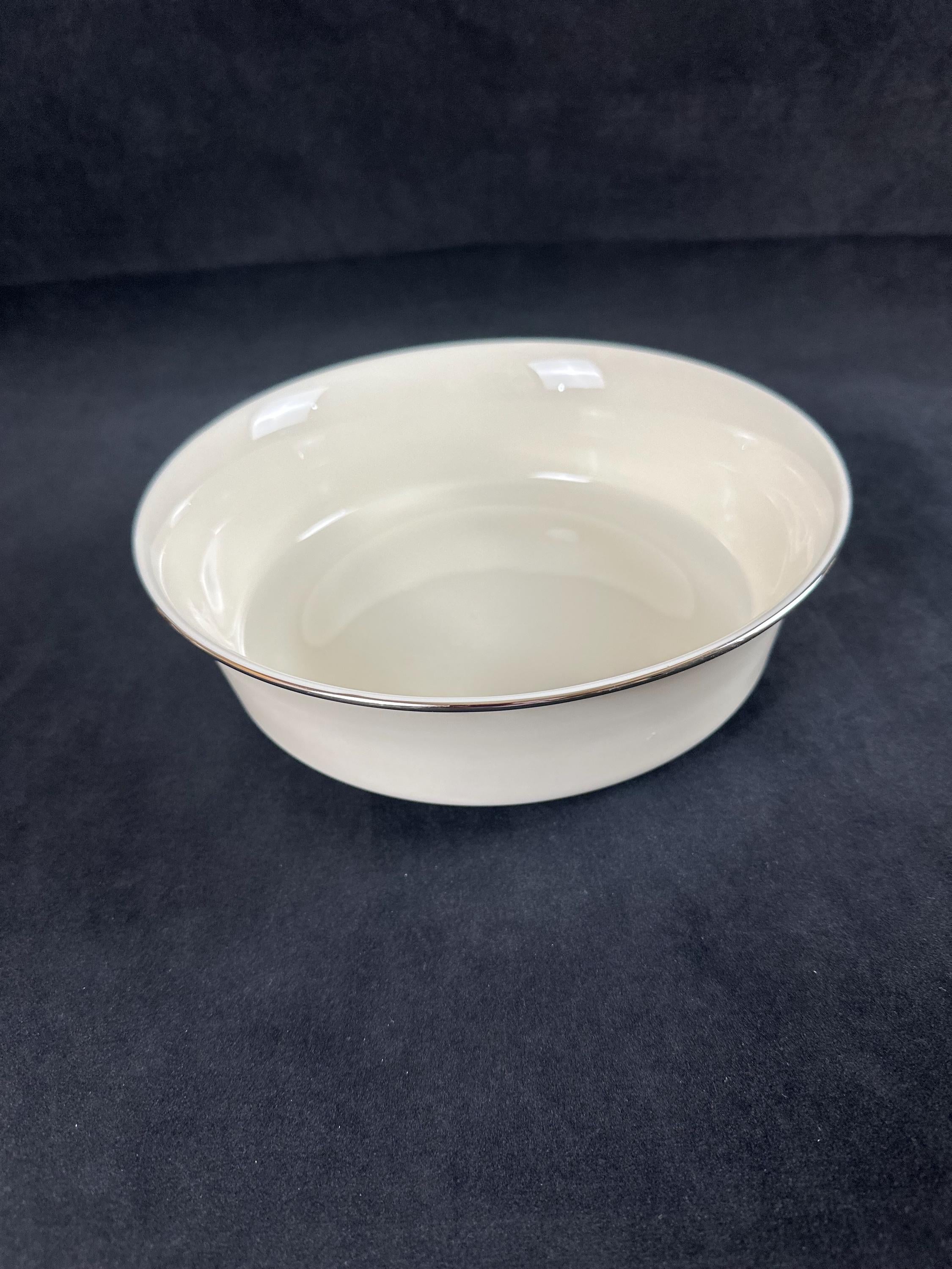 Lenox Solitaire Round Serving Bowl Salad Bowl