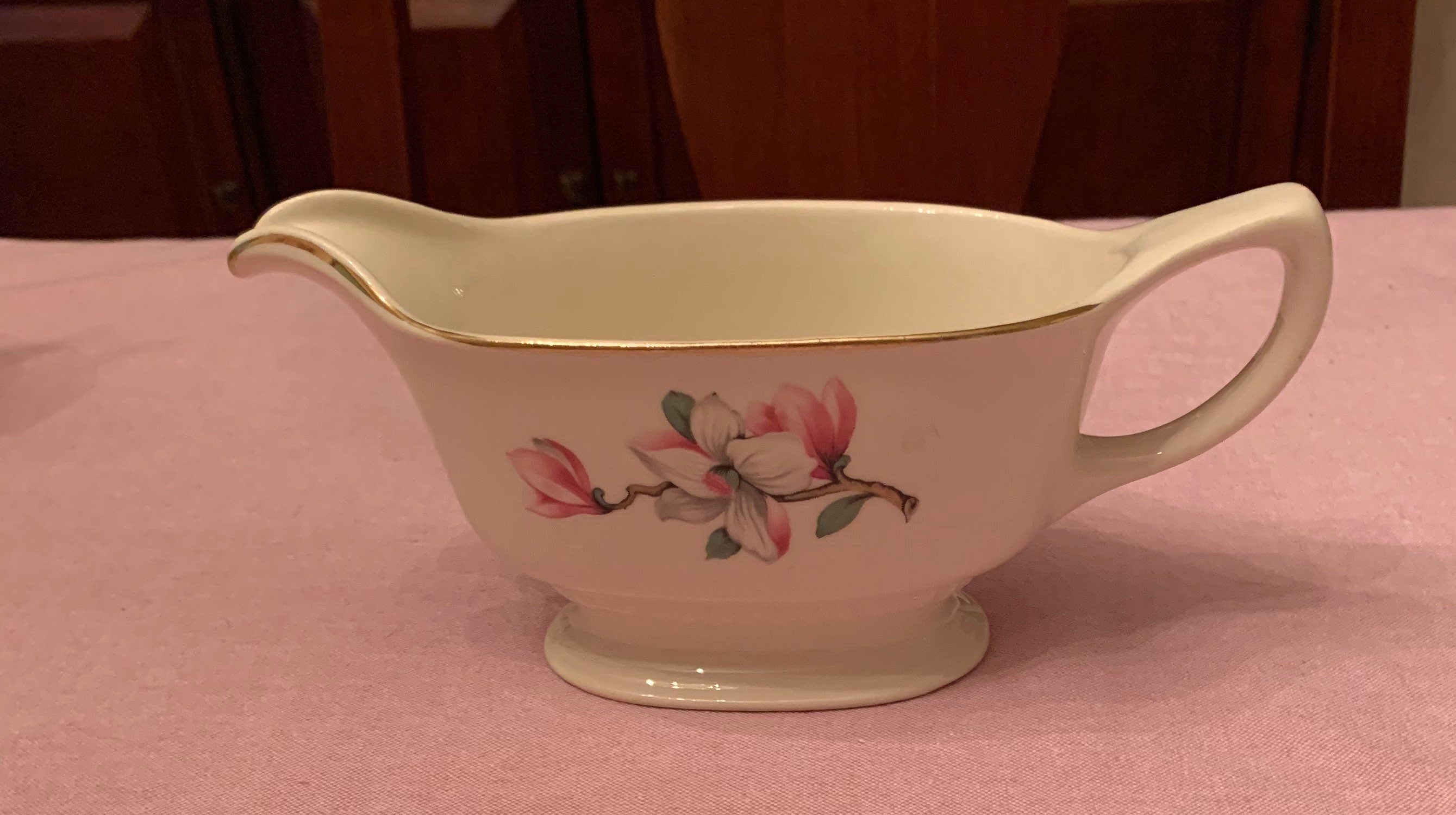 Homer Laughlin Dogwood Gravy Boat